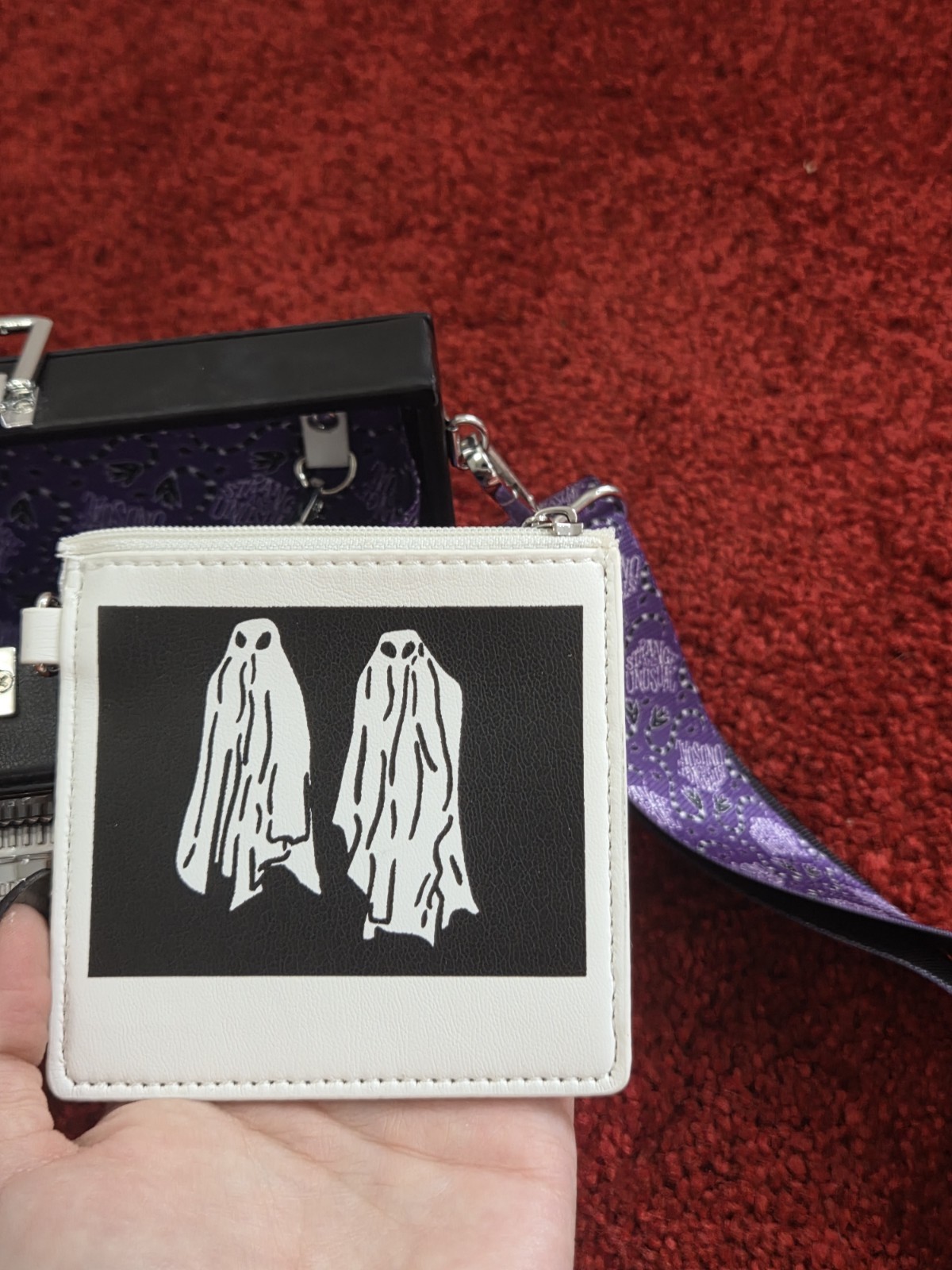 Beetlejuice Lydia Deetz Camera Crossbody Purse Spirit Brand, 7.5×4.5 Inches