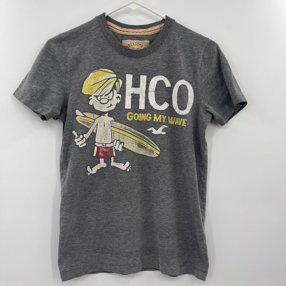 HOLLISTER GOING MY WAVE GRAPHIC TSHIRT SIZE XS