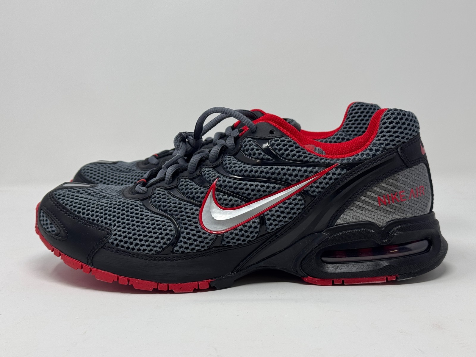 Nike Air Max Torch 4 Black Grey Red Athletic Sneakers 343846-006 Men’s Sizes