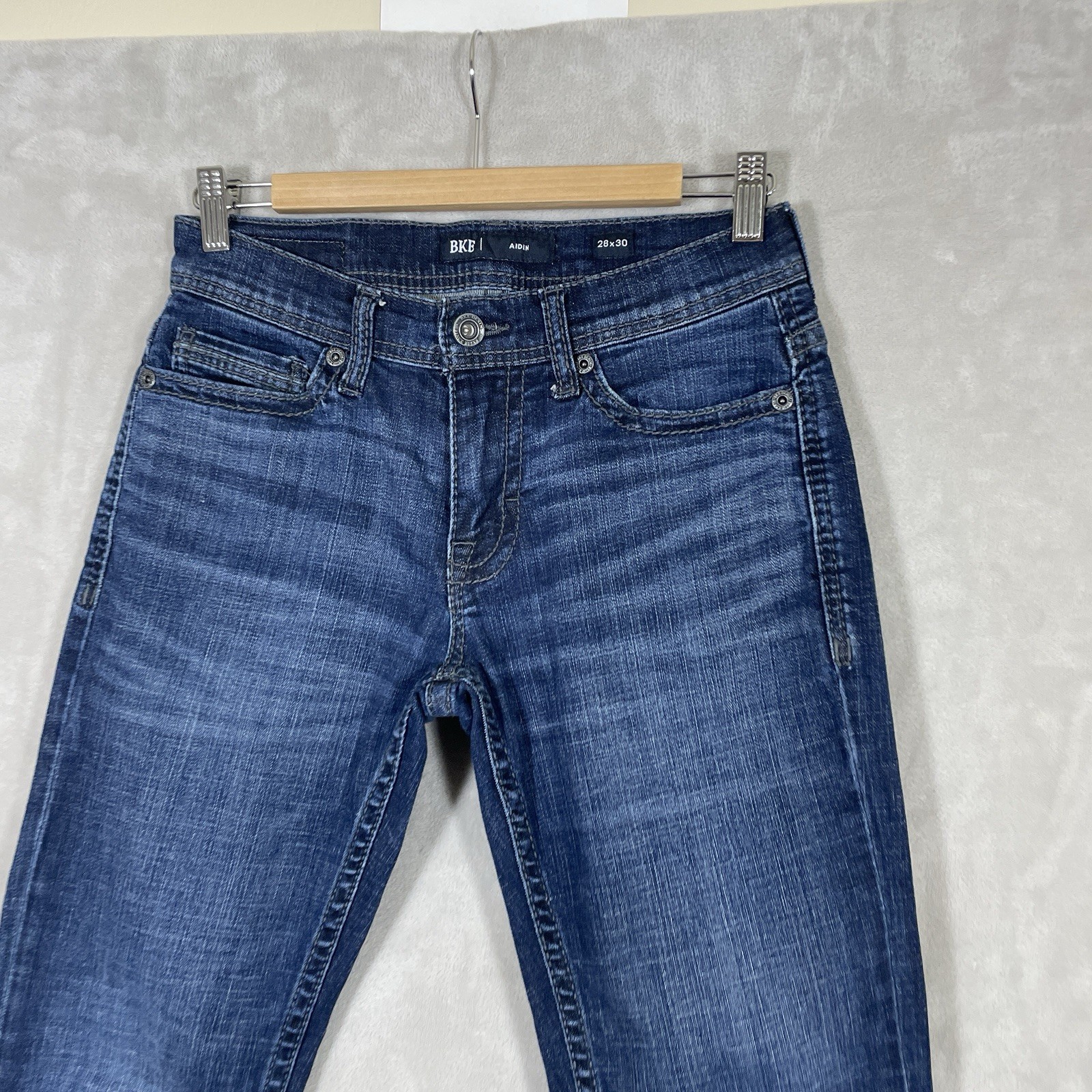 Buckle BKE Aiden Bootcut Jeans Stretch Denim 28×30 (hemmed 28×27) Mens Pants