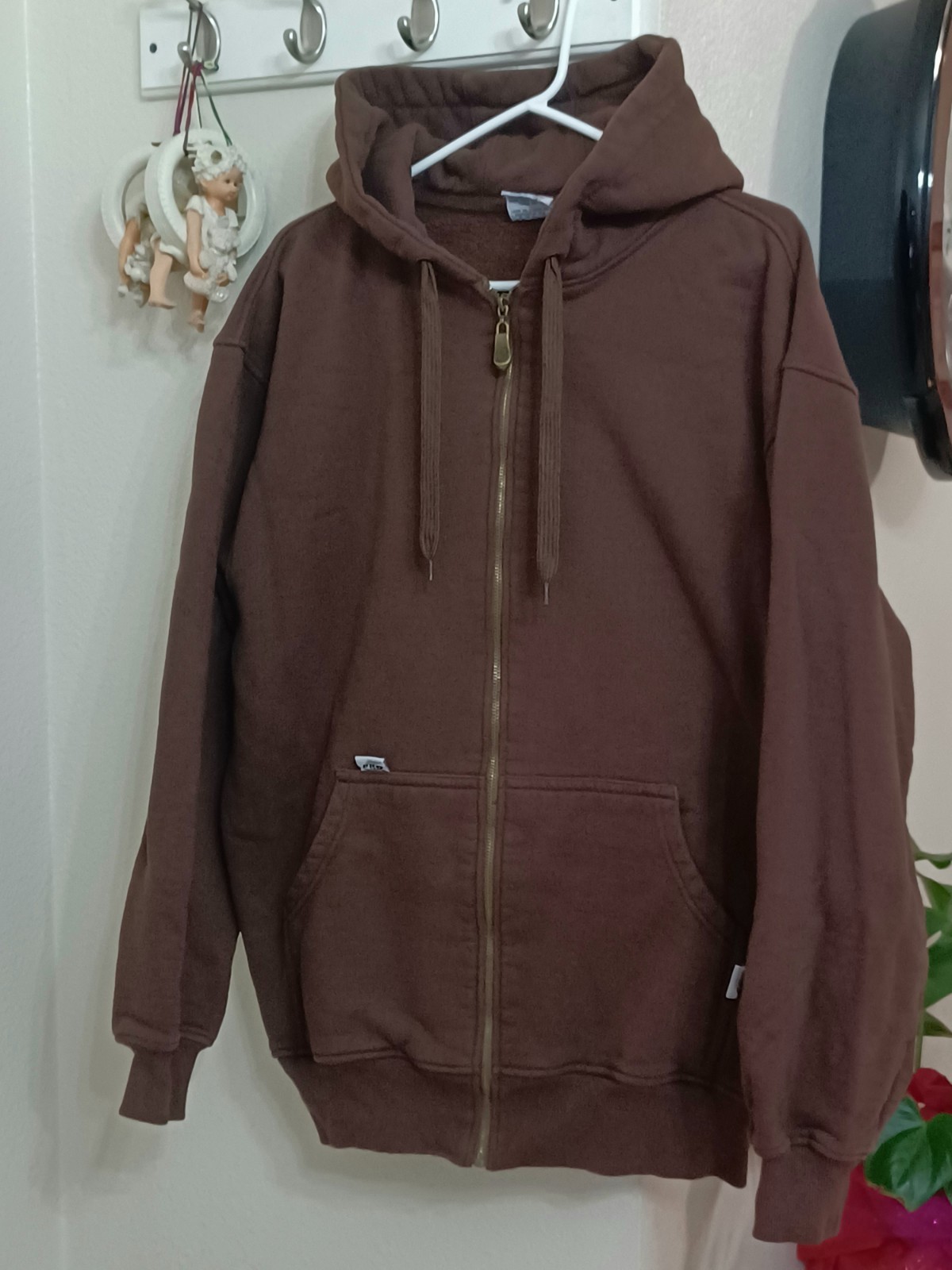PRO 5 KTOWN Dispensary Logo Hoodie Unisex Med Brown Heavy Pullover Sweatshirt