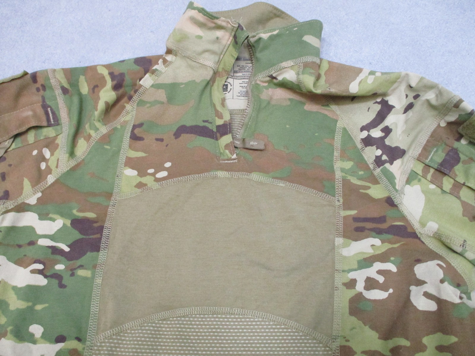 Team Soldier Certified Gear Army Combat Shirt MultiCam Padded Elbows Size S
