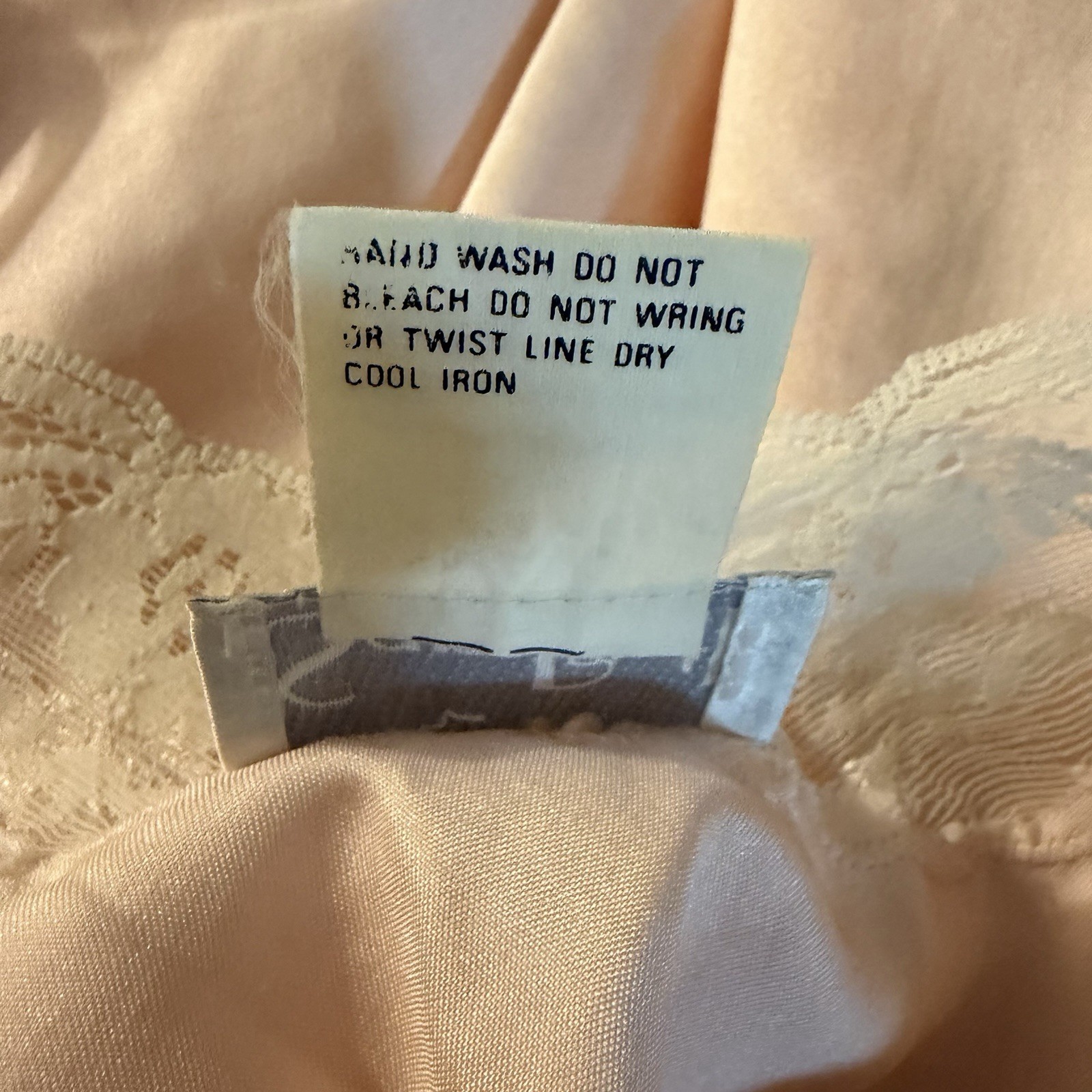 Vintage Sara Beth Night Gown Size Small Satin Lace Pink