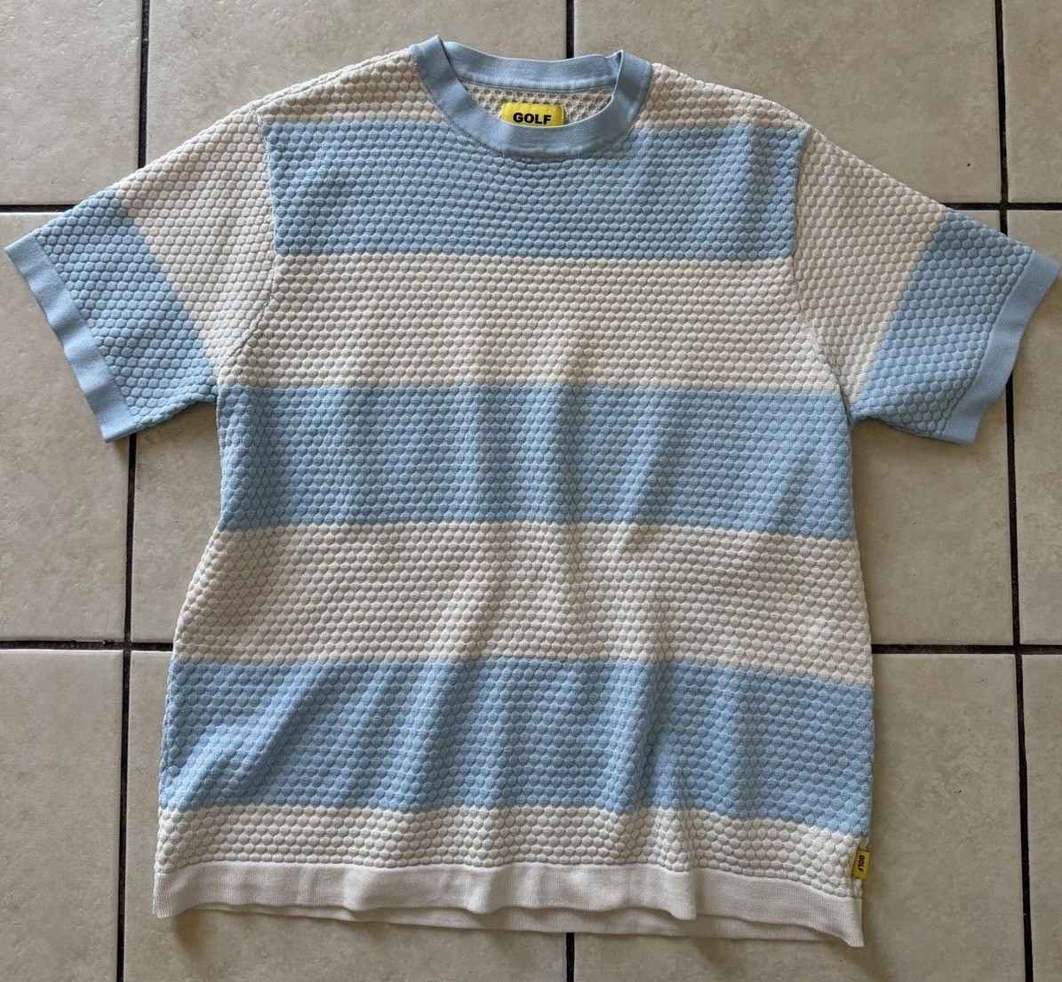 GOLF WANG scale knit top (starlight combo) from the SS23 Collection