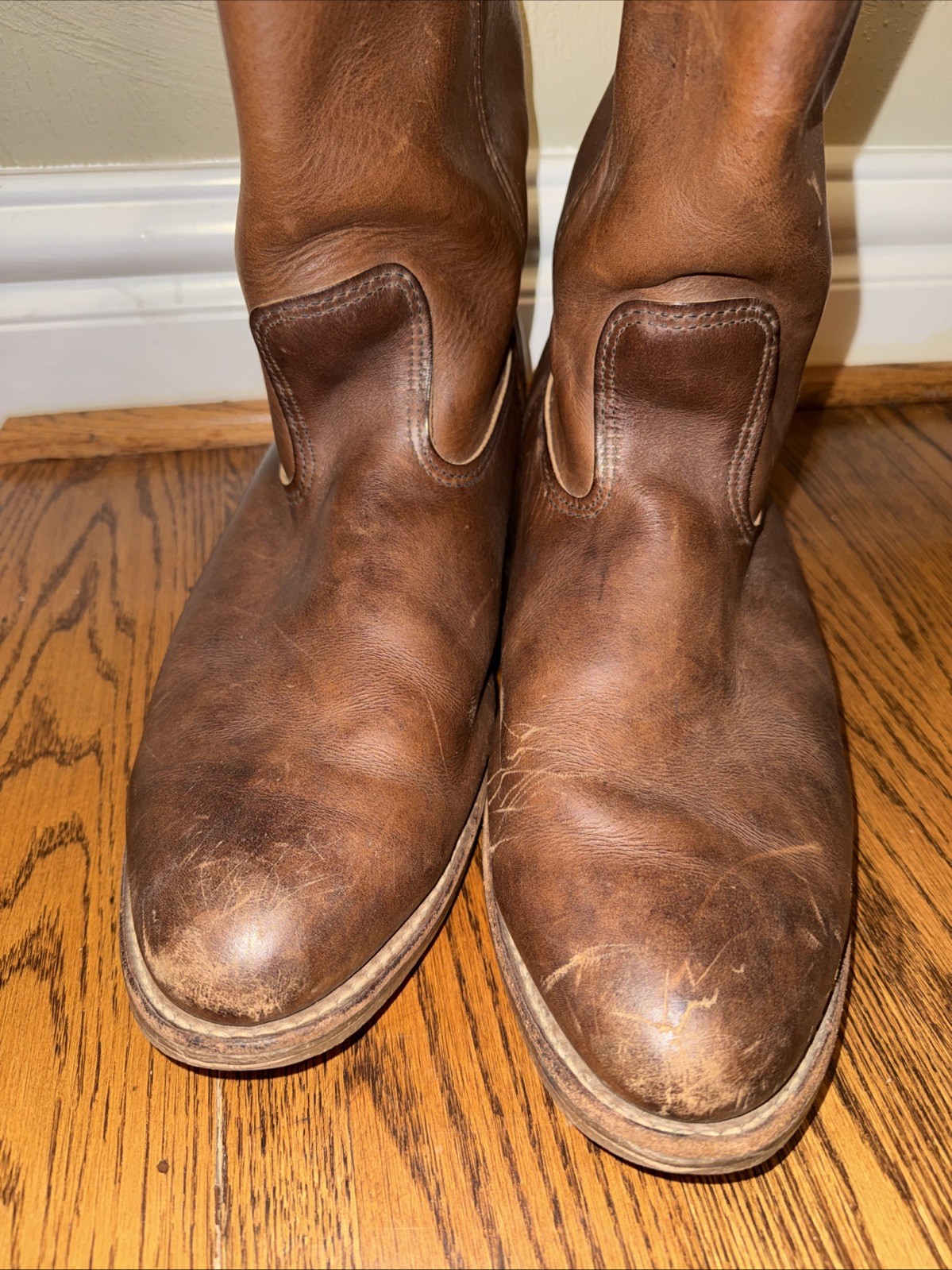 Redwing Leather Boots 1155 Pecos Size 13 D Made IN USA Mens Cowboy