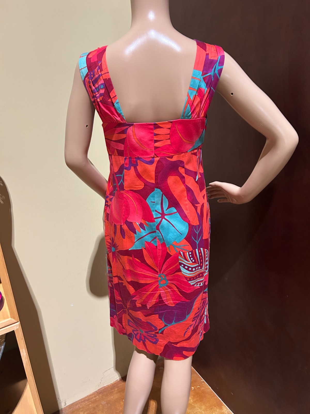 Weekend by Max Mara Floral Tropical Dress Size US 6/ IT 42/ UK 10
