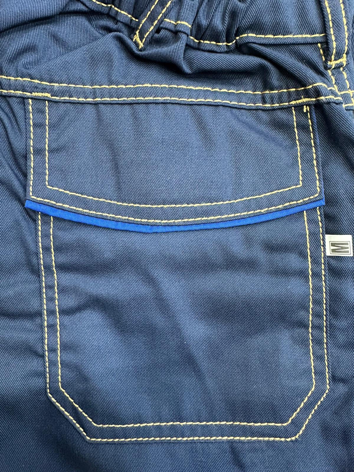 Mens Workwear Cargo Style Trouser Size 32 to 44 with Multi Pockets Grey and blue
