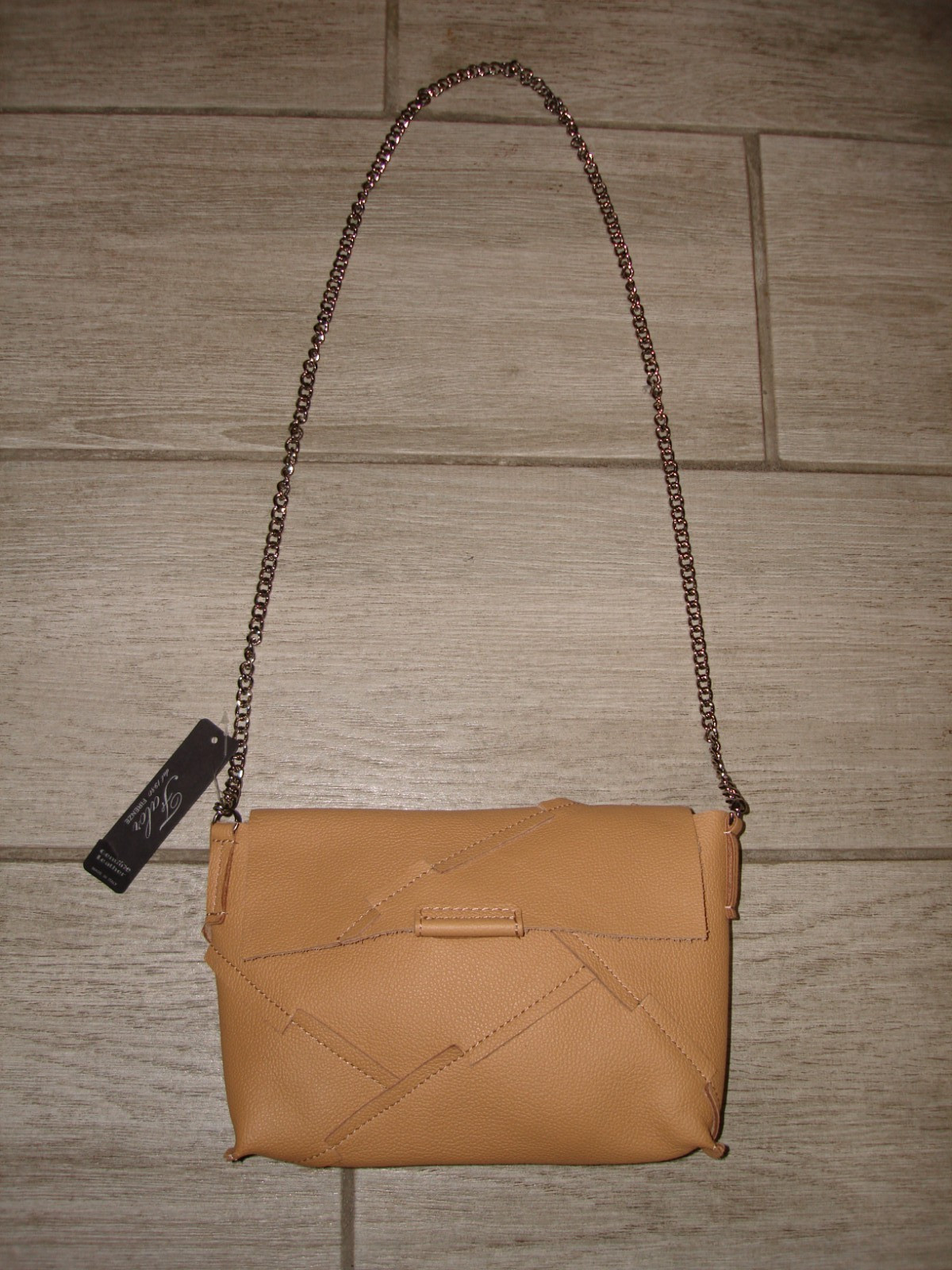 New Falor Firenze Italian Leather Crossbody Shoulder Bag Purse Small Women’s