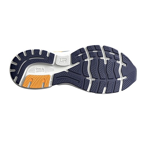 Brooks Ghost 15 Flintstone Grey Orange Men Running Shoes 1103931D417