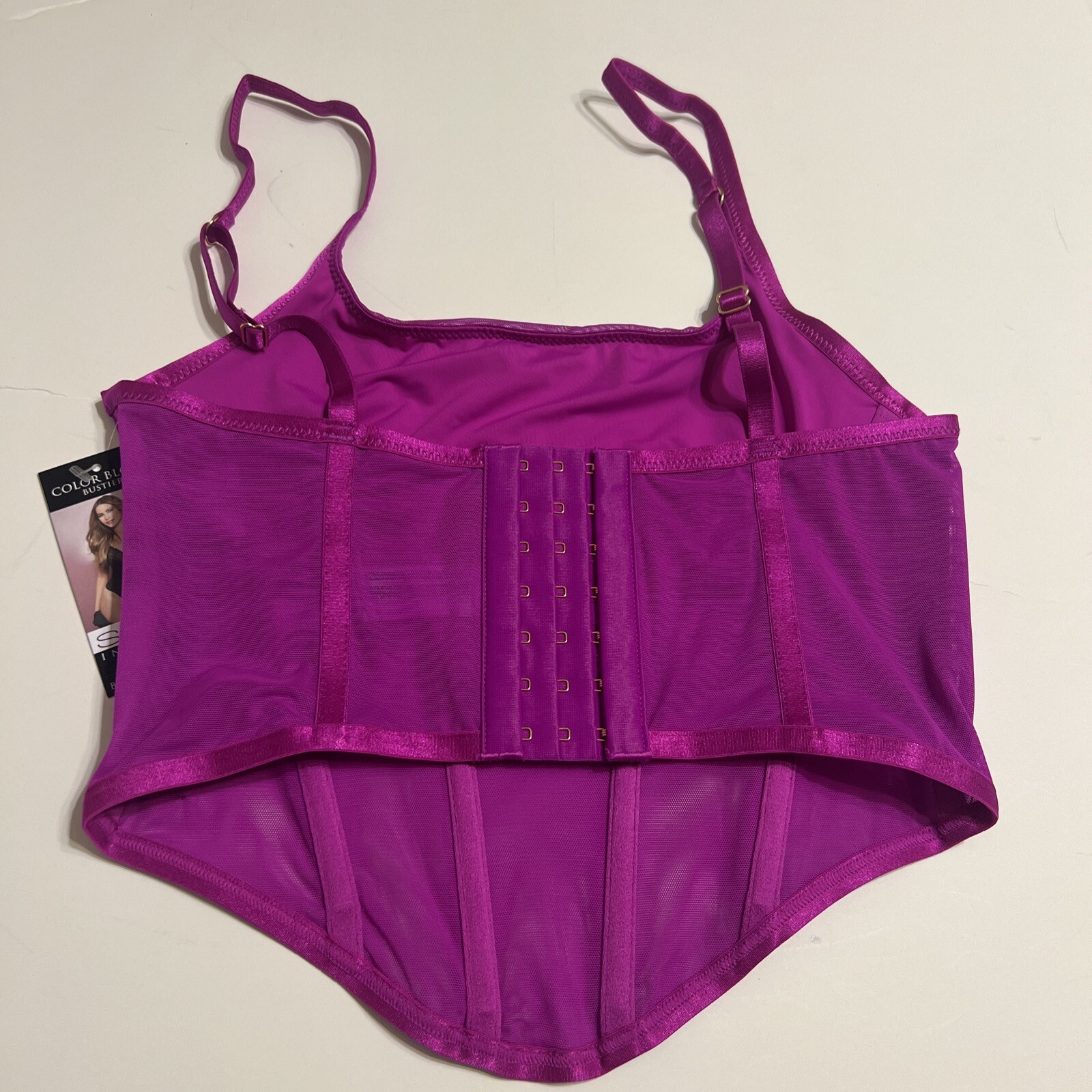 Sophia Vergara Bustier Intimates Color Block
