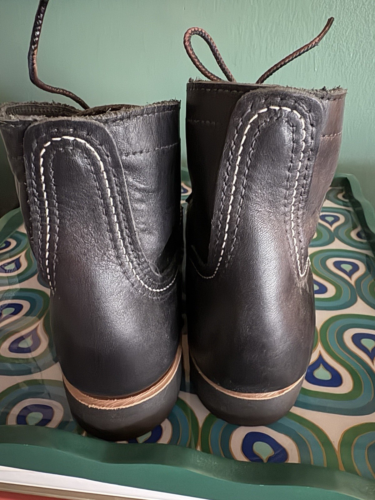Red Wing Shoes Iron Ranger Size 7 Women’s Boot – Black Excellent condition