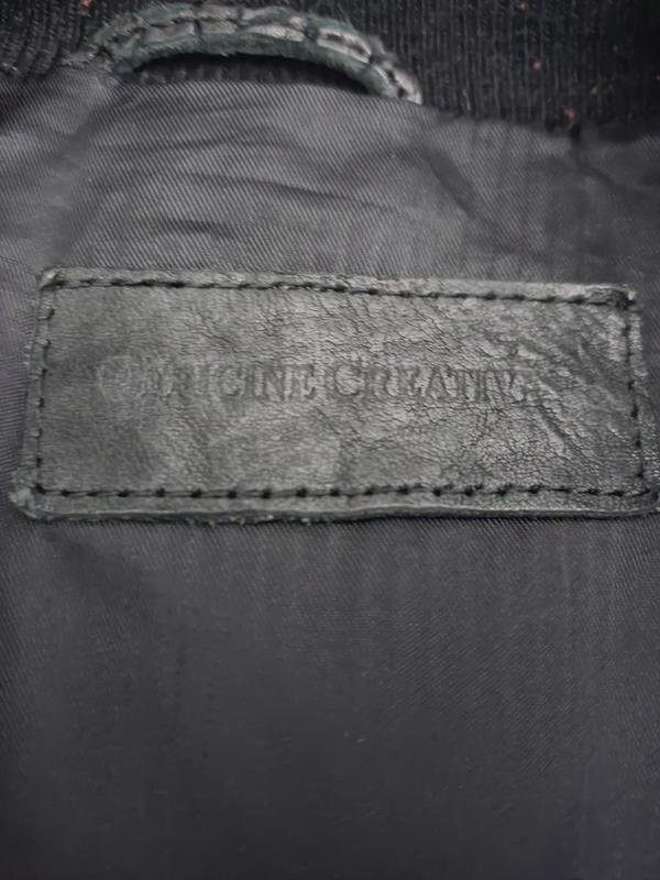 Men Officine Creative Jacket Black Leather 42 / XL