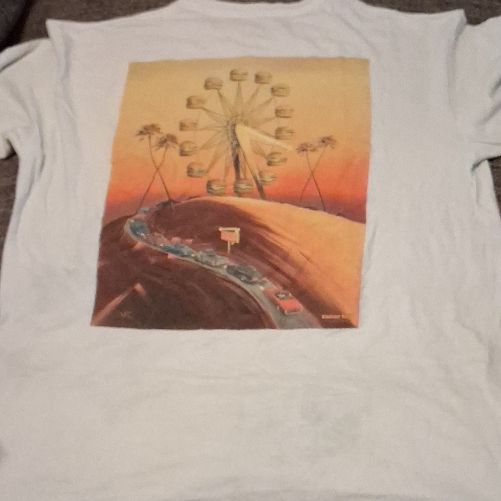 In-N-Out Burger Double-Sided Anniversary Graphic Logo T-Shirt White Men’s L