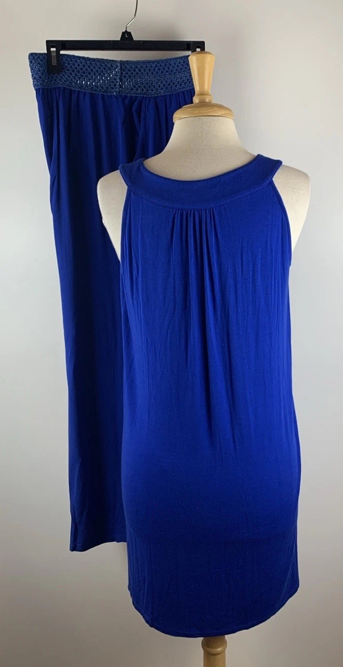 Spense Pantsuit Pants & Matching Tunic Set Outfit Sz. Petite Large Lounge Wear
