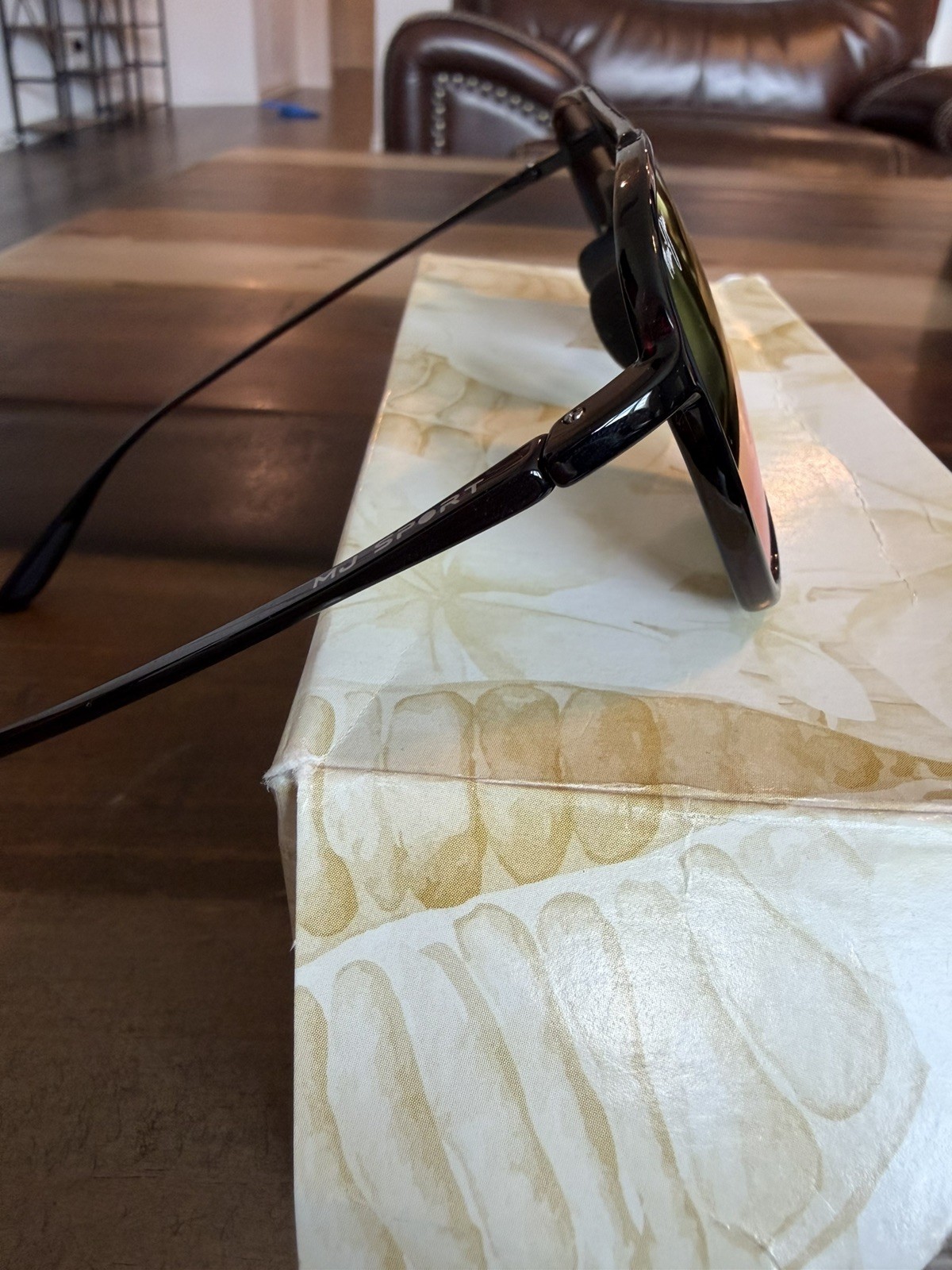 Maui Jim KEOKEA Red & Black Tortoise Sunglasses RM447-04T / MJ0447S-003