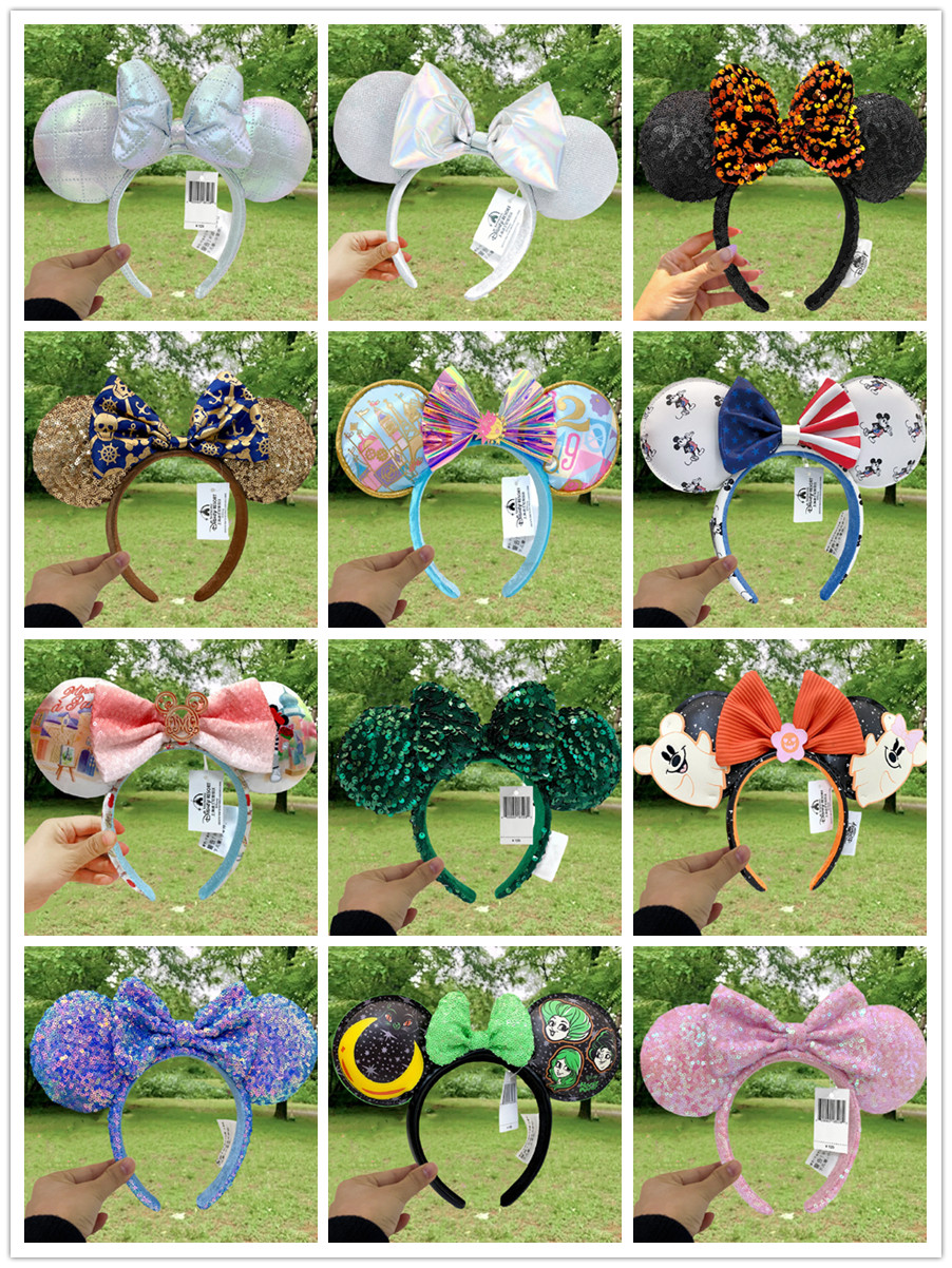 220 Styles Rare Disney Parks Mickey Magical Bow Minnie Mouse Ears Headband 2025