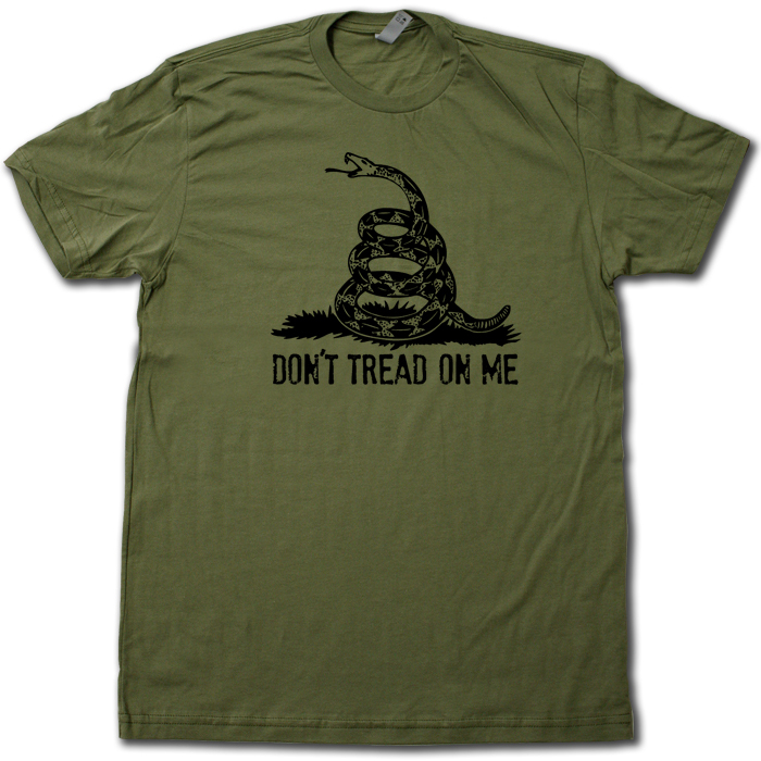 DON’T TREAD ON ME T-Shirt – SuperSoft Gadsden Flag + Metallica Black Album Tee