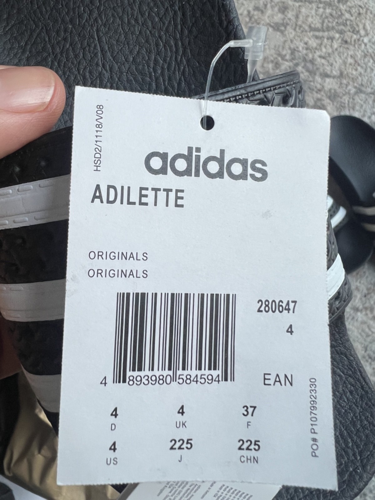 Adidas Womens Flip Flops Mules Adilette RRP:45€ Made In Italy 280647 EU37