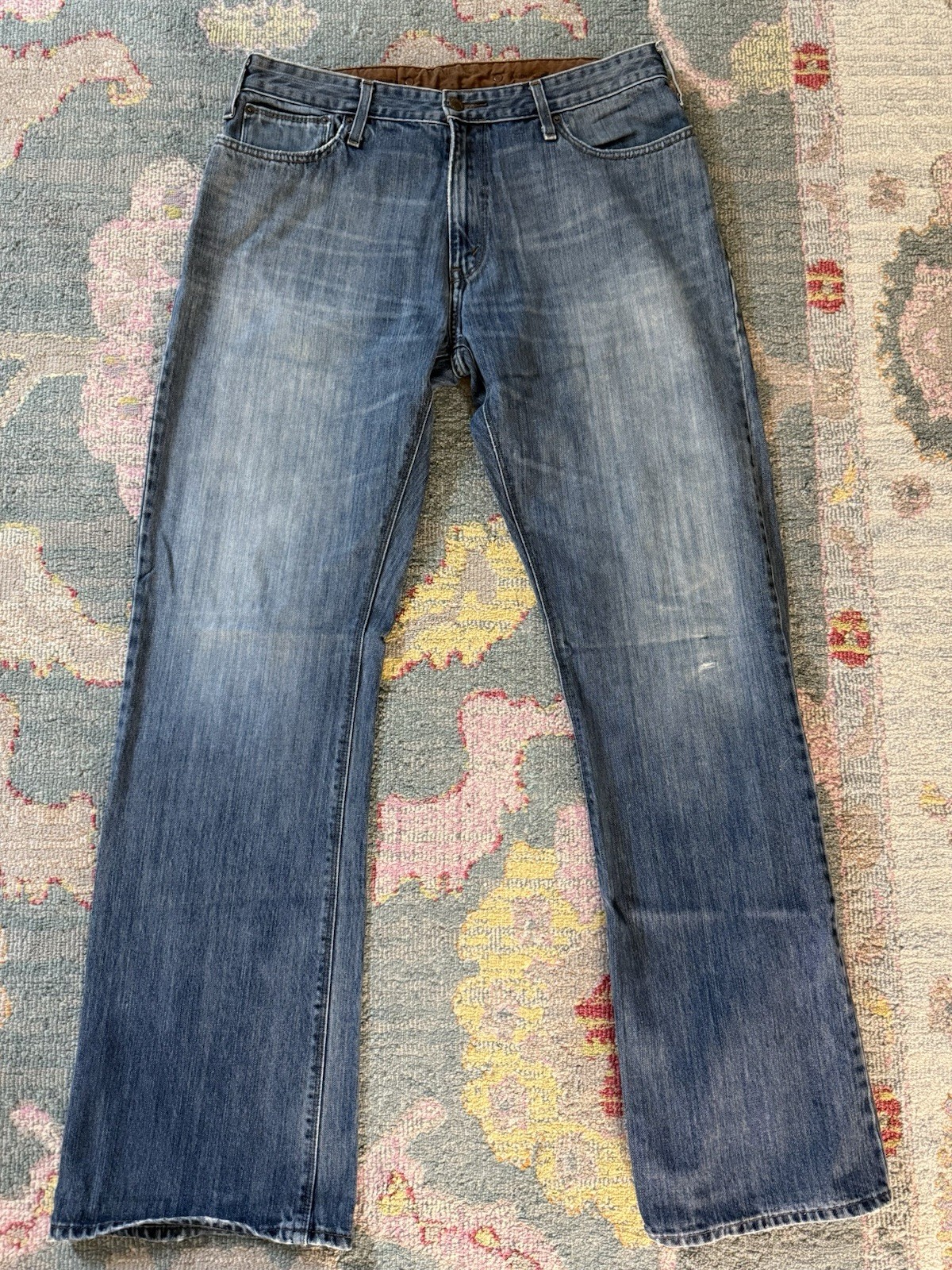 Levi’s Authentics Signature Copper Riveted Men’s Y2K Low Boot Jeans Medium 36×34