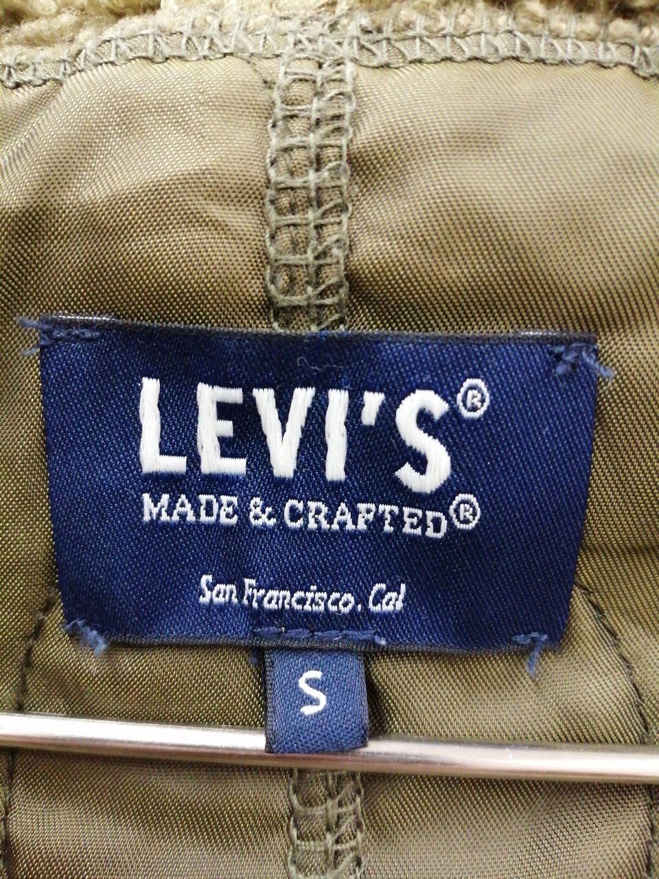 LEVI’S MADE & CRAFT Bore Fleece Khaki S Used