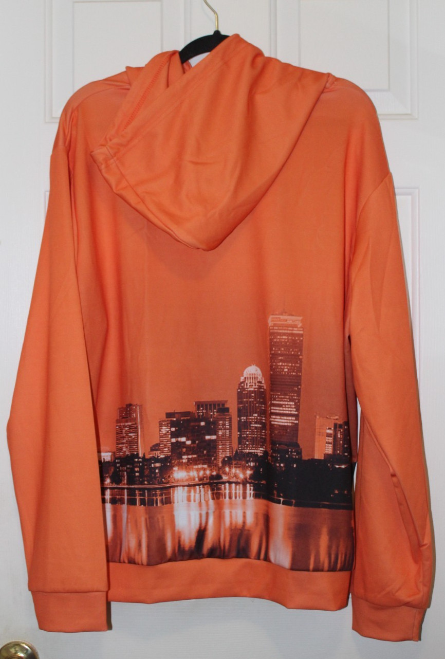 Houston Orange Pullover Hoodie Size L New without Tags