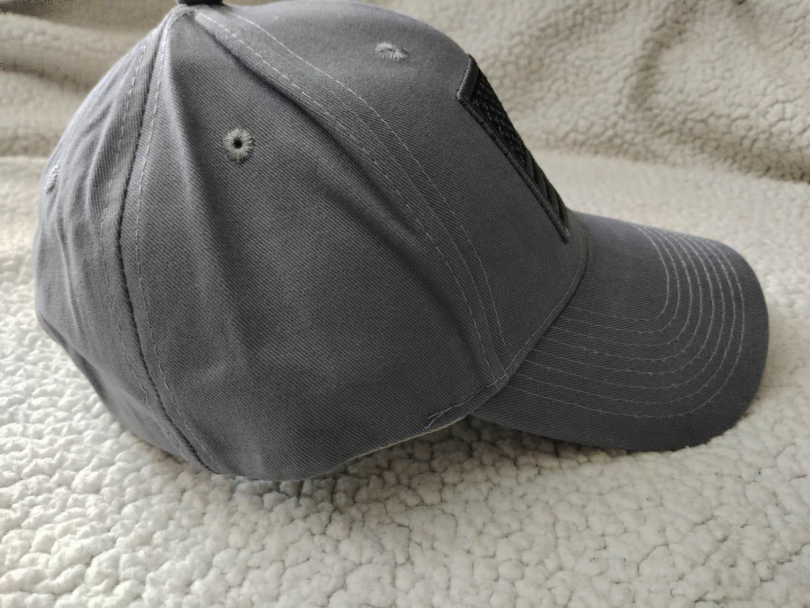 American Flag Hat Adjustable USA Baseball Cap Outdoor Ball Cap Men Women In Gray