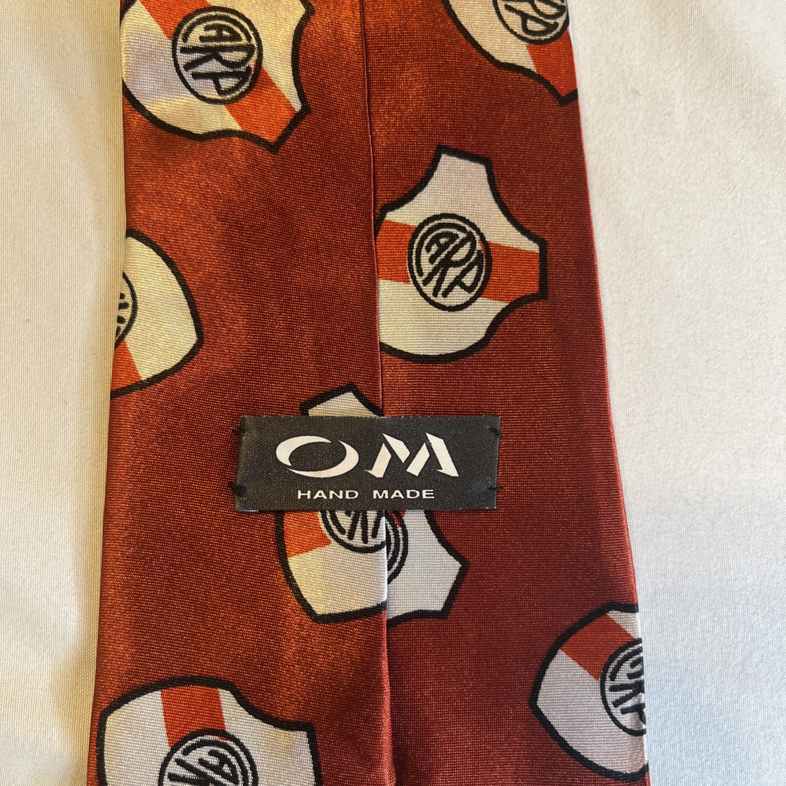 Necktie Argentina River Plate Futbol Soccer Hand Made Tie 56 x 3.5 Inches