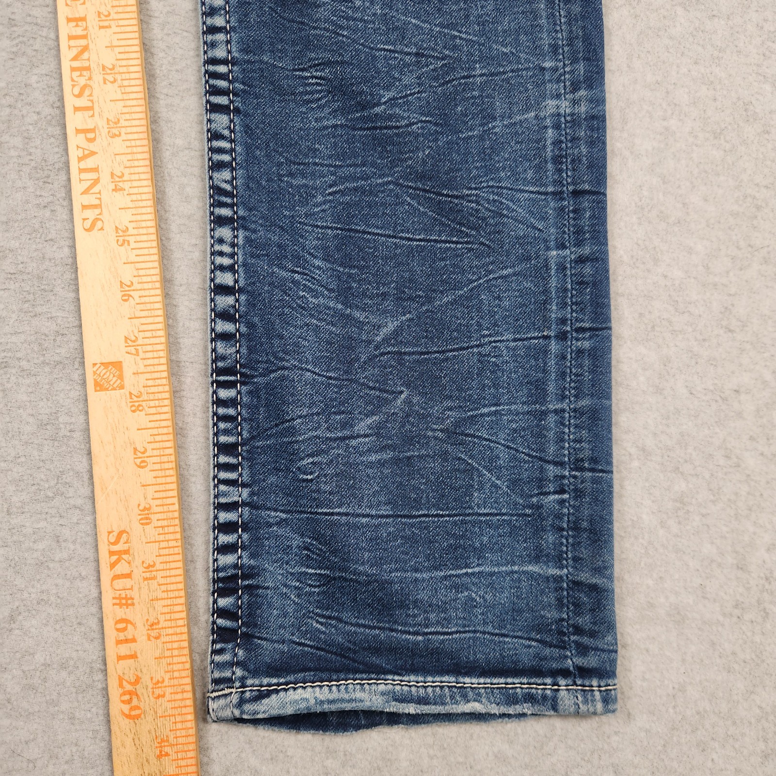 BKE Jake Jeans Mens 34×32 Blue Straight Leg Stretch Denim Medium Wash Casual