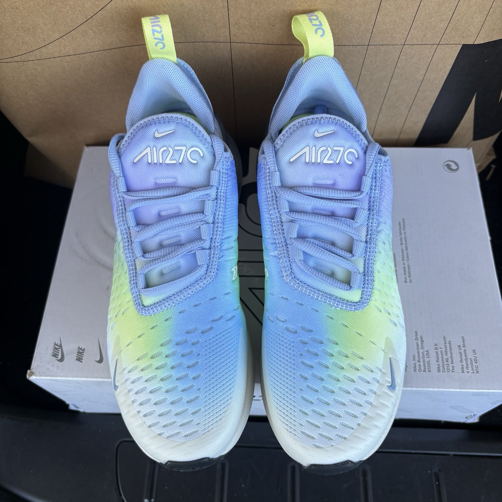 NEW Nike Air Max 270 “Mood Ring” Metallic Silver NBY IB7937-468 Women Size 7