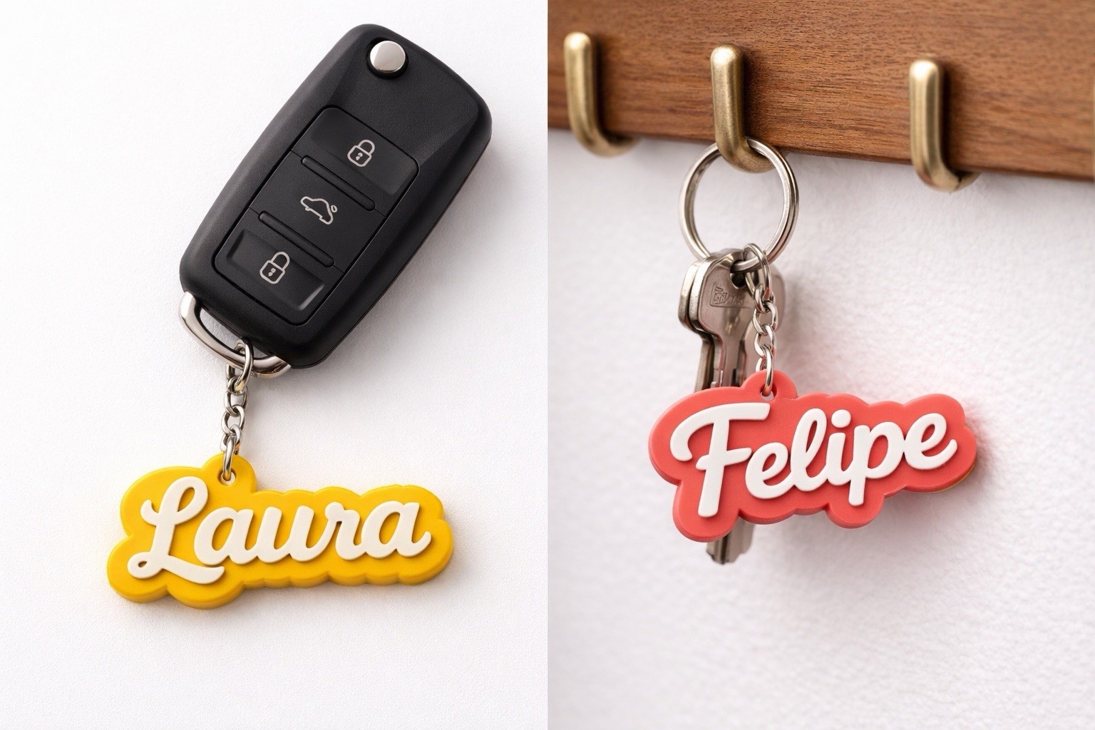Personalized 3D Name Keychain | Custom Name Charm