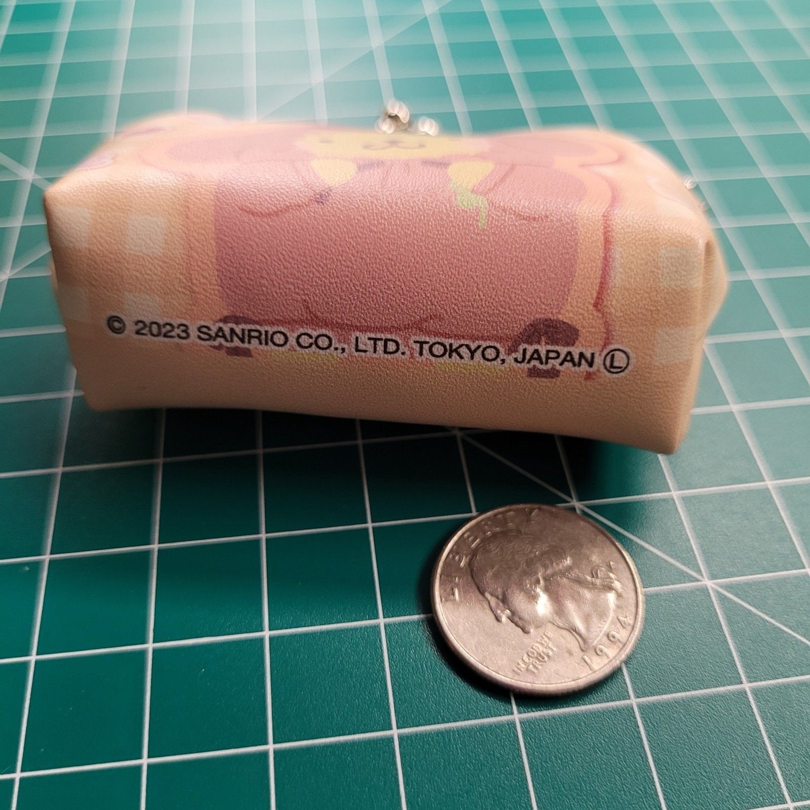 Pompompurin – Sanrio Pink Gamaguchi Coin Purse Keychain