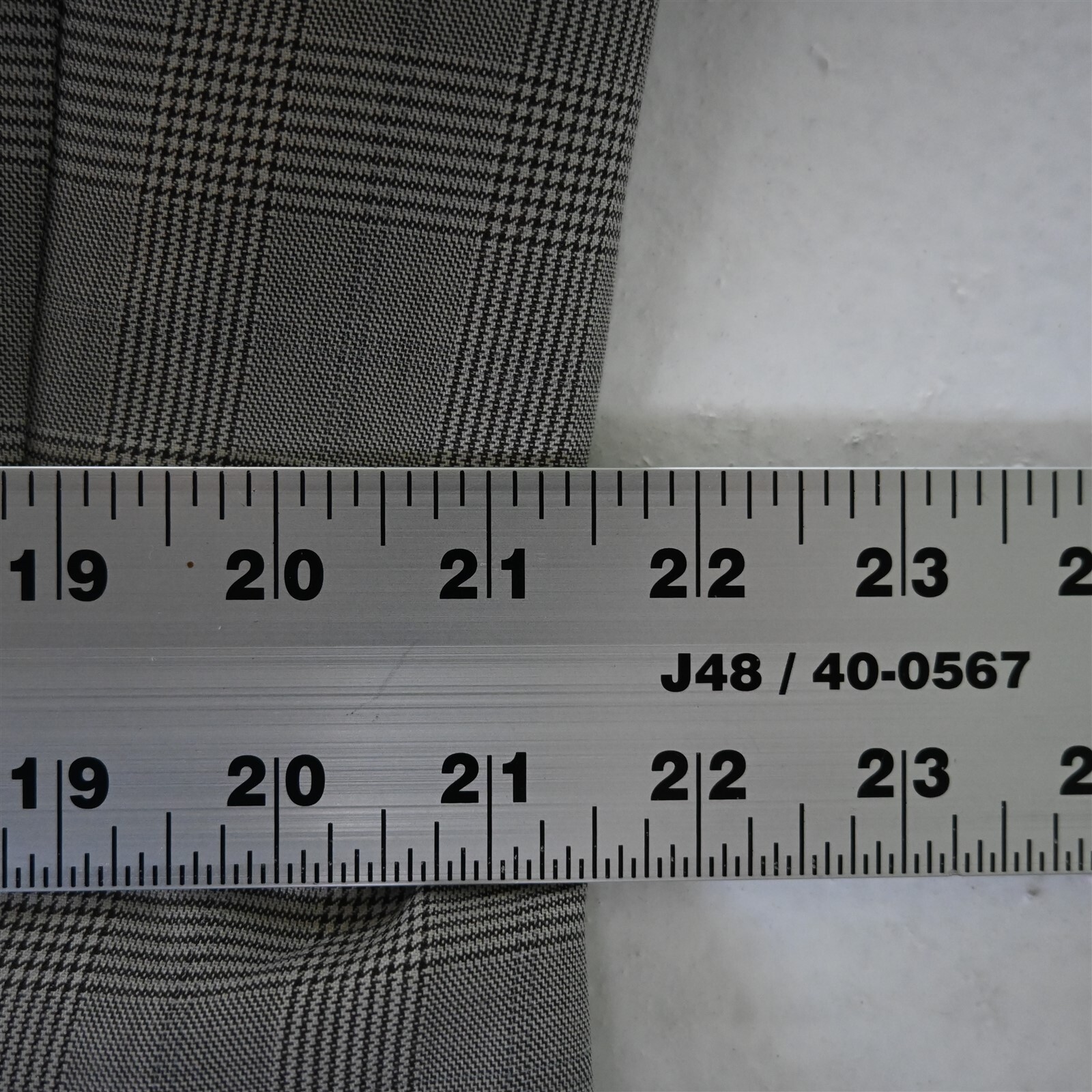 Lineage 42R Brown Glenn Check Double Breasted Mens Blazer Suit Jacket Sport Coat