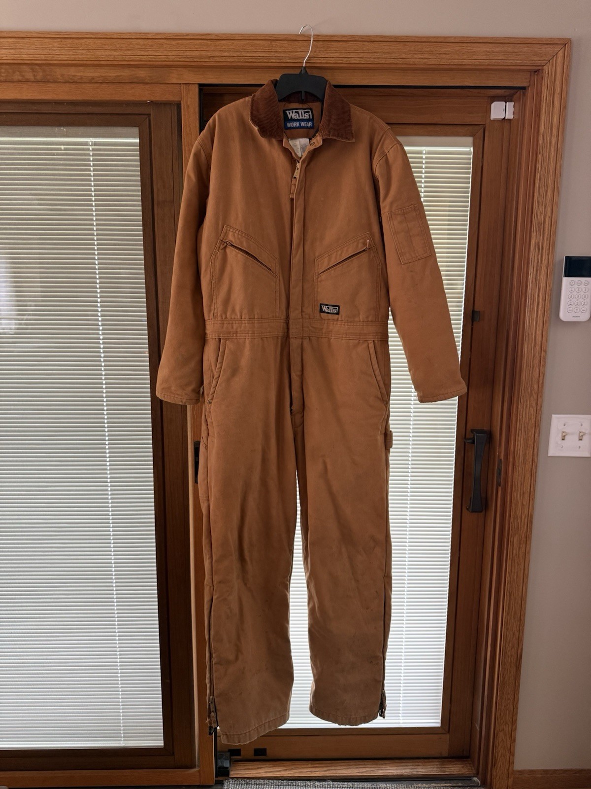 Walls Workwear Coveralls Workwear Jumpsuit Size Large Regular Long Sleeve ZipUp