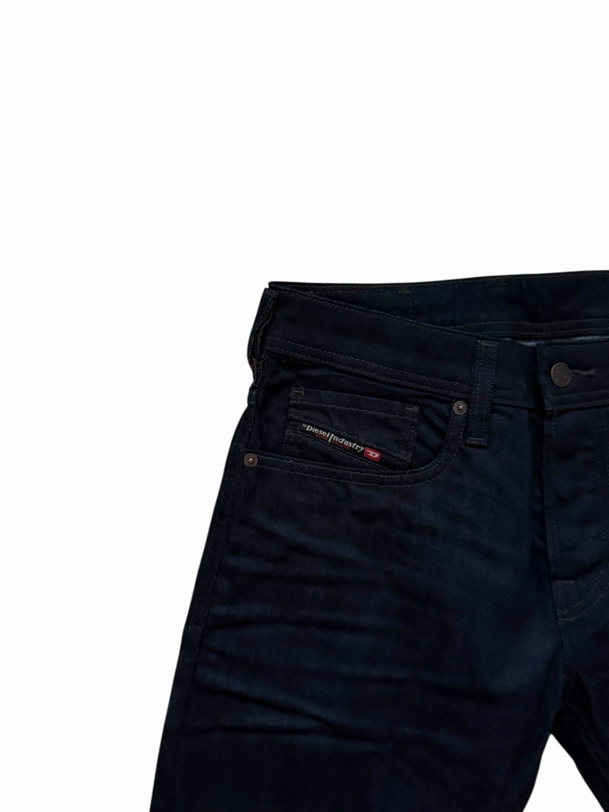 Diesel Mens Zatiny Slim Bootcut Jeans RB060 Dark Blue $195 Size 38/32
