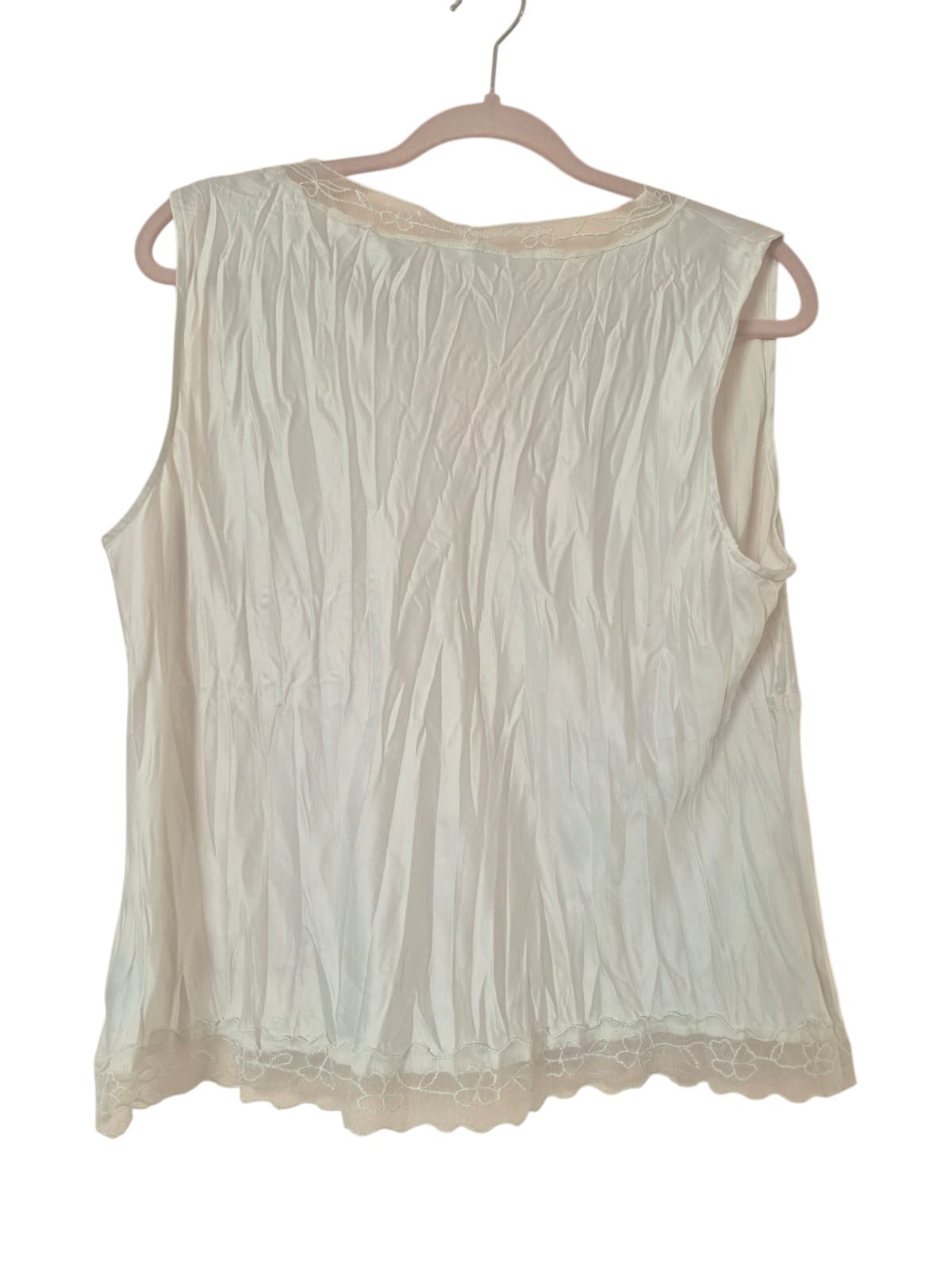 Worthington White long Blouses Size L