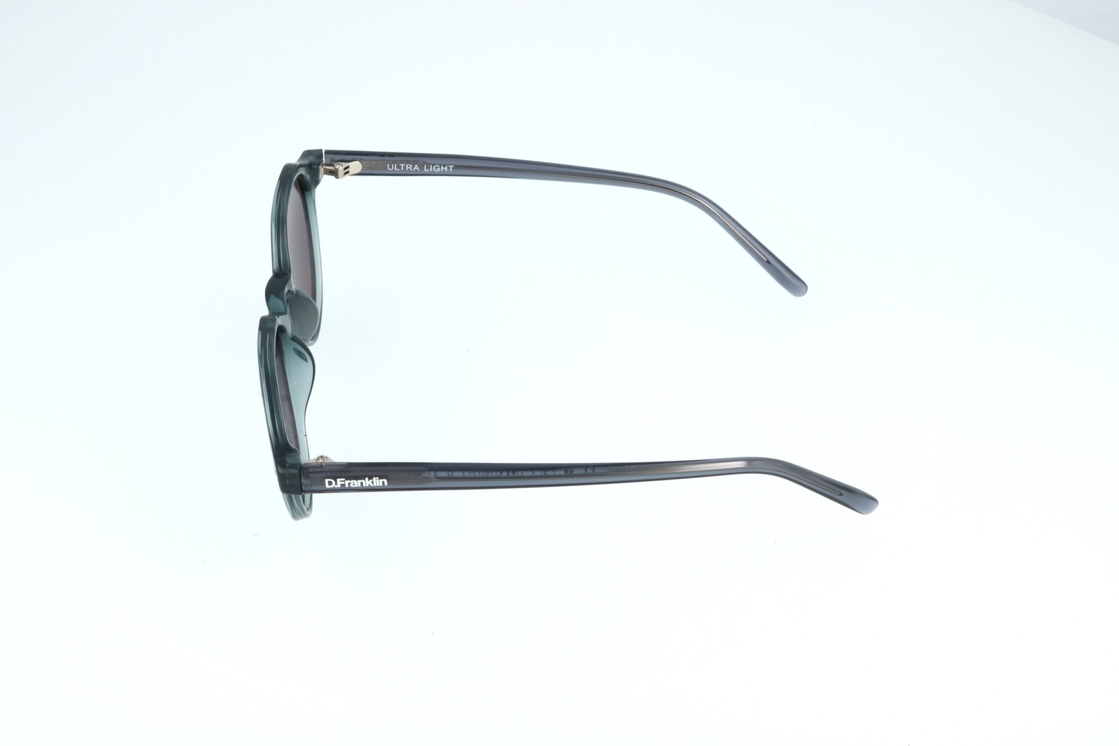 D Franklin Ultra Light Grey Round Polorized Sunglasses DFKSUN0213 47-22-145