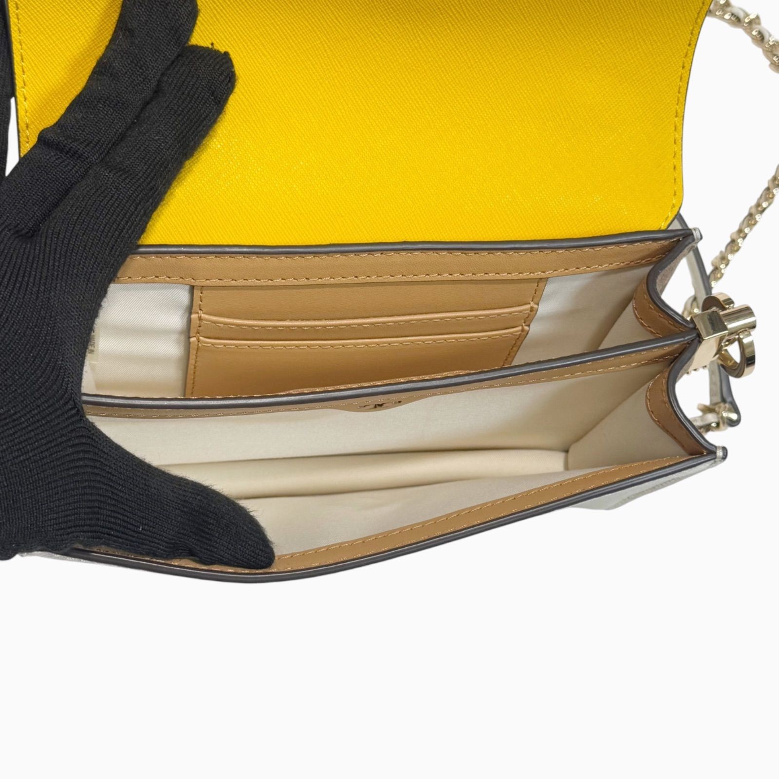 Tory Burch Robinson Embroidered Mini Leather Crossbody Bag Daisy