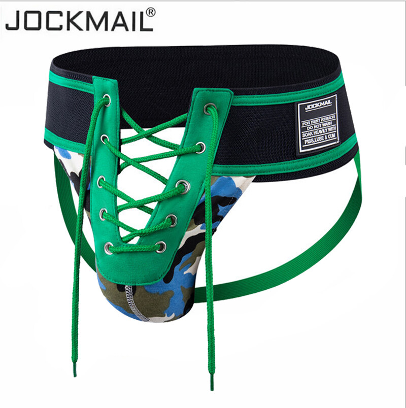 JOCKMAIL Mens Jockstrap Athletic Supporter Jock Strap Wide Band Underwear String