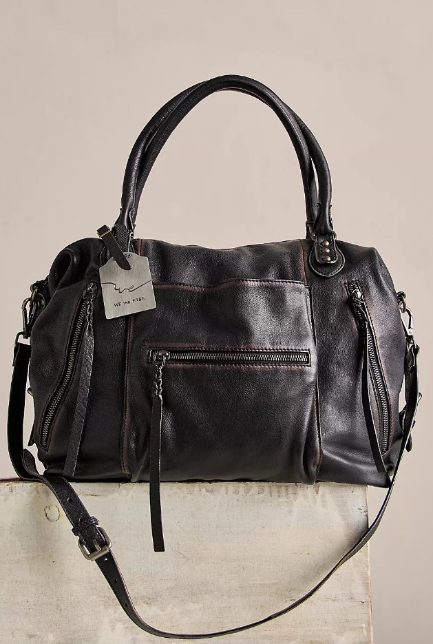 [SALE] We The Free Emerson Tote Bag Saddle Canvas One Size Authentic New