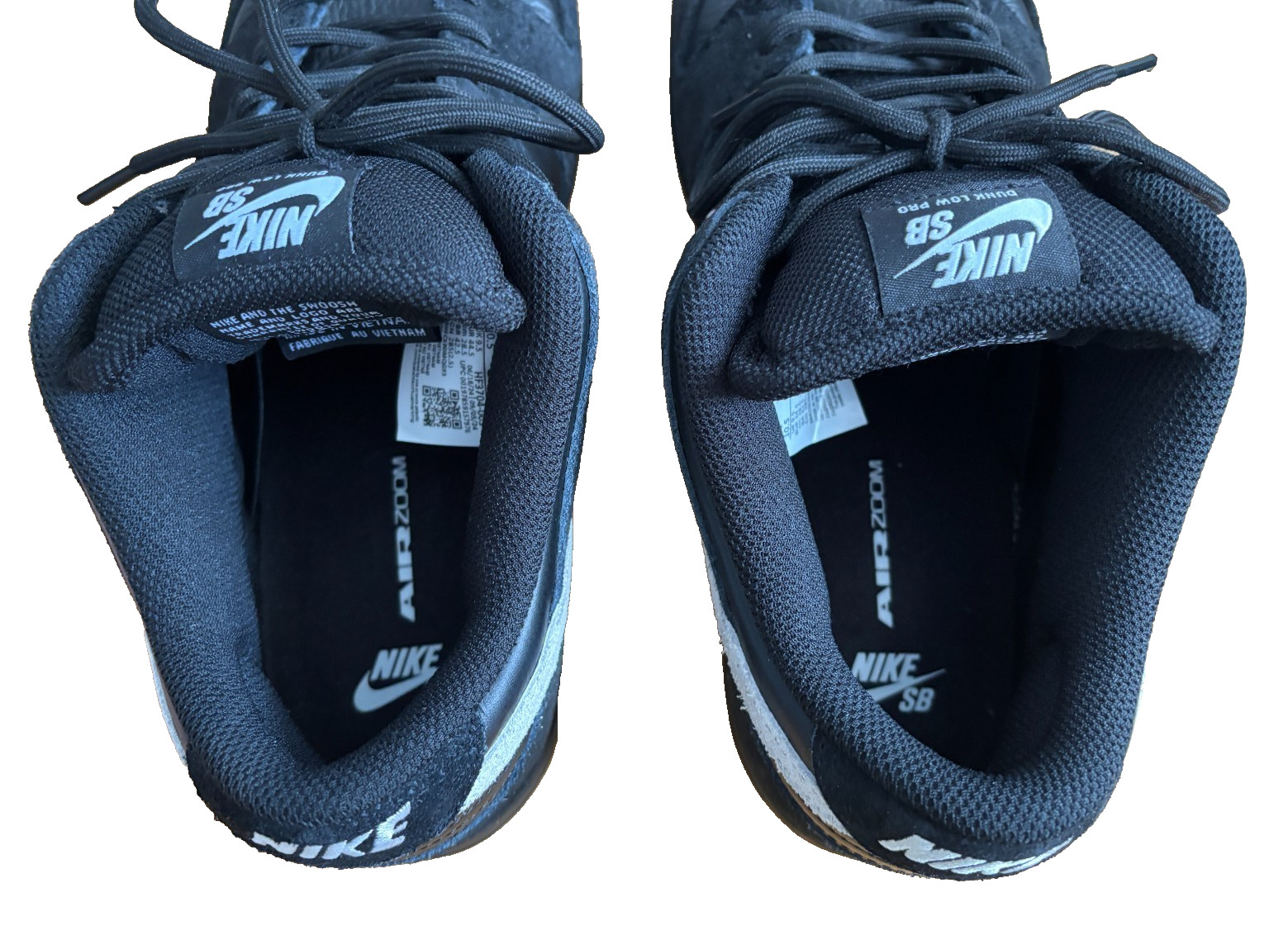 Nike SB Dunk Low Pro Black/White-Black Gum Men’s Size 10.5