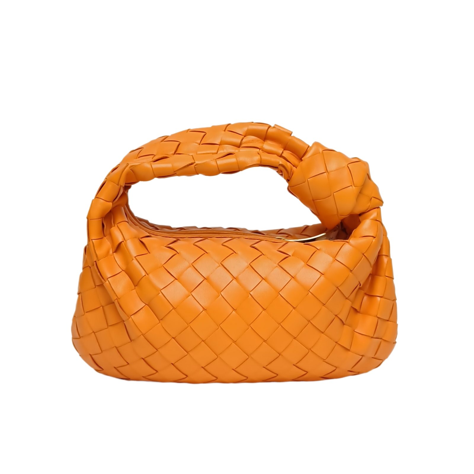 BOTTEGA VENETA Jodie mini Orange Lambskin Pristine Handbag