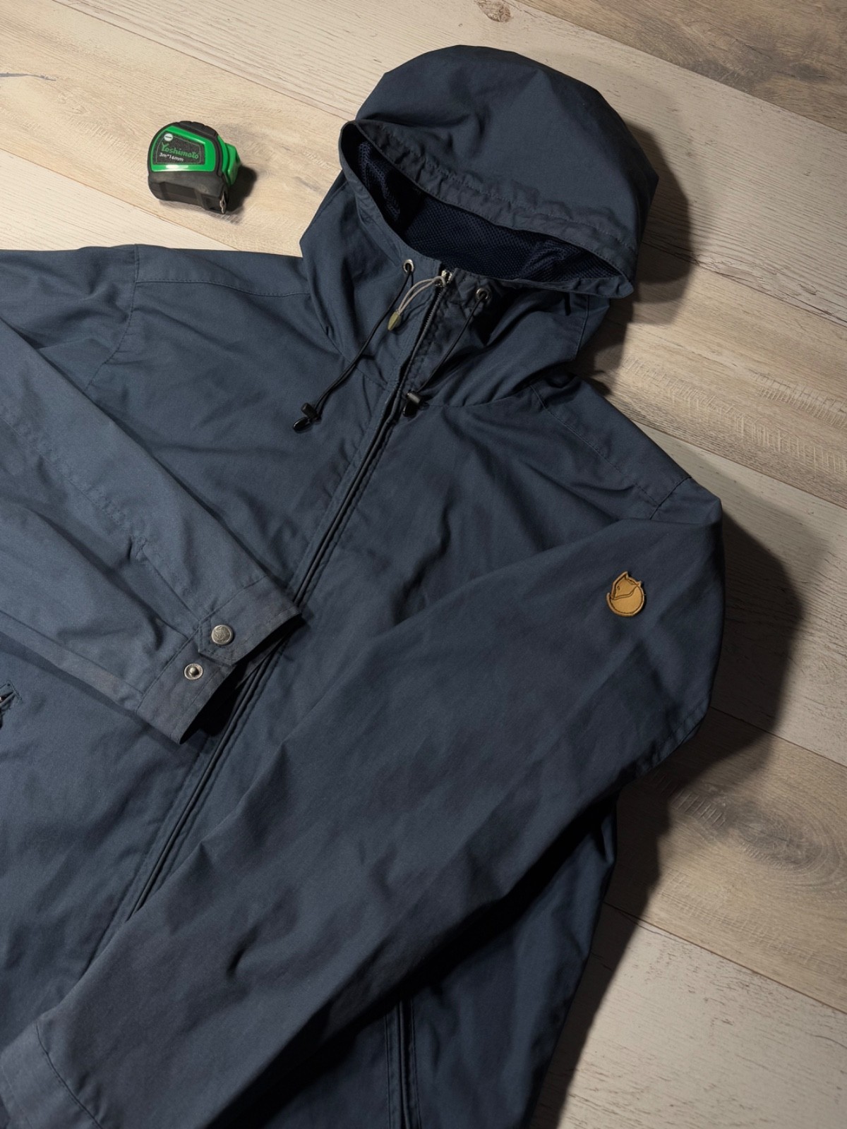 Fjallraven G-1000 Hooded Jacket Men’s Blue Lightweight Outdoor Hiking Coat