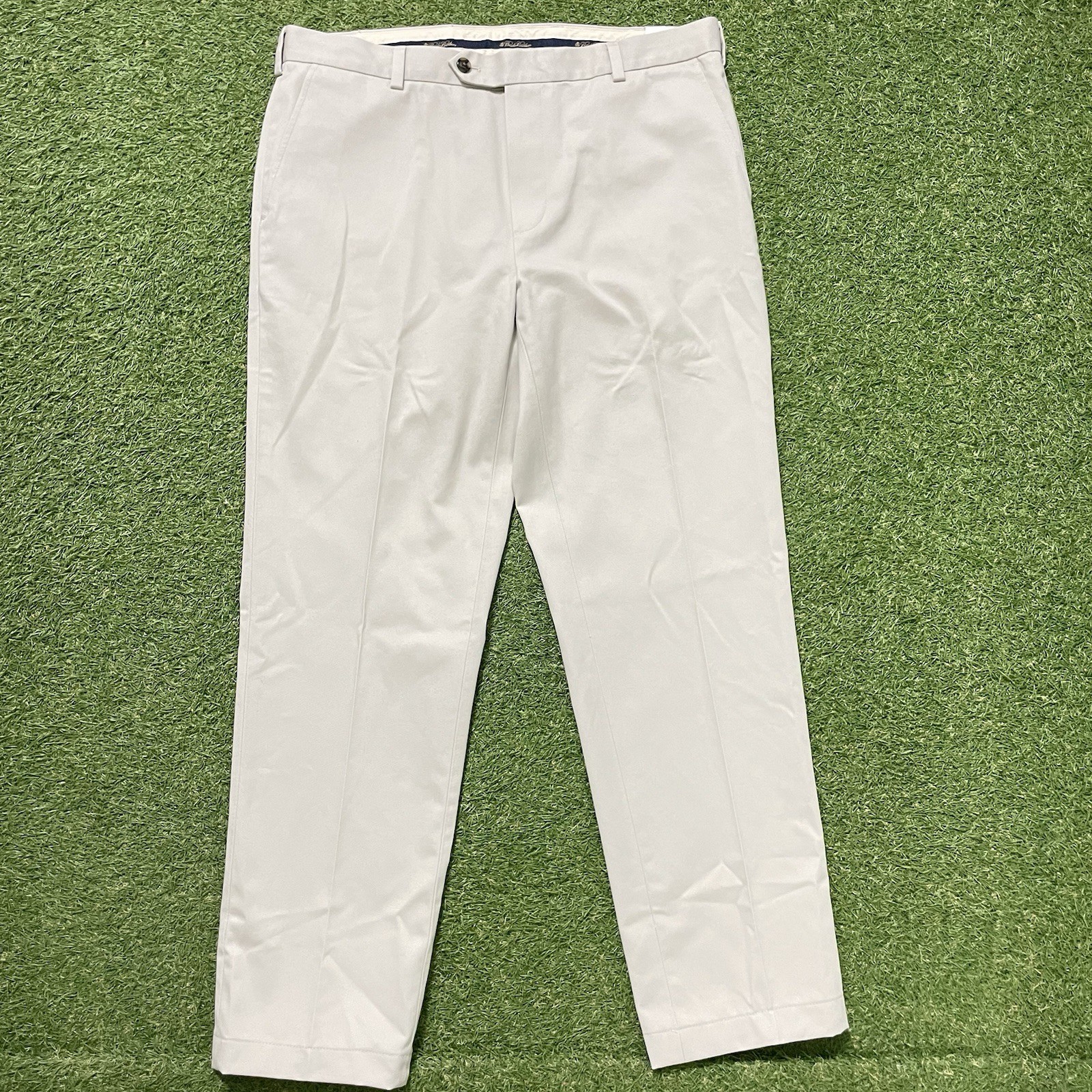 Brooks Brothers Pants Mens 35×34 (34×29) Beige Advantage Chino Milano Cotton NWT