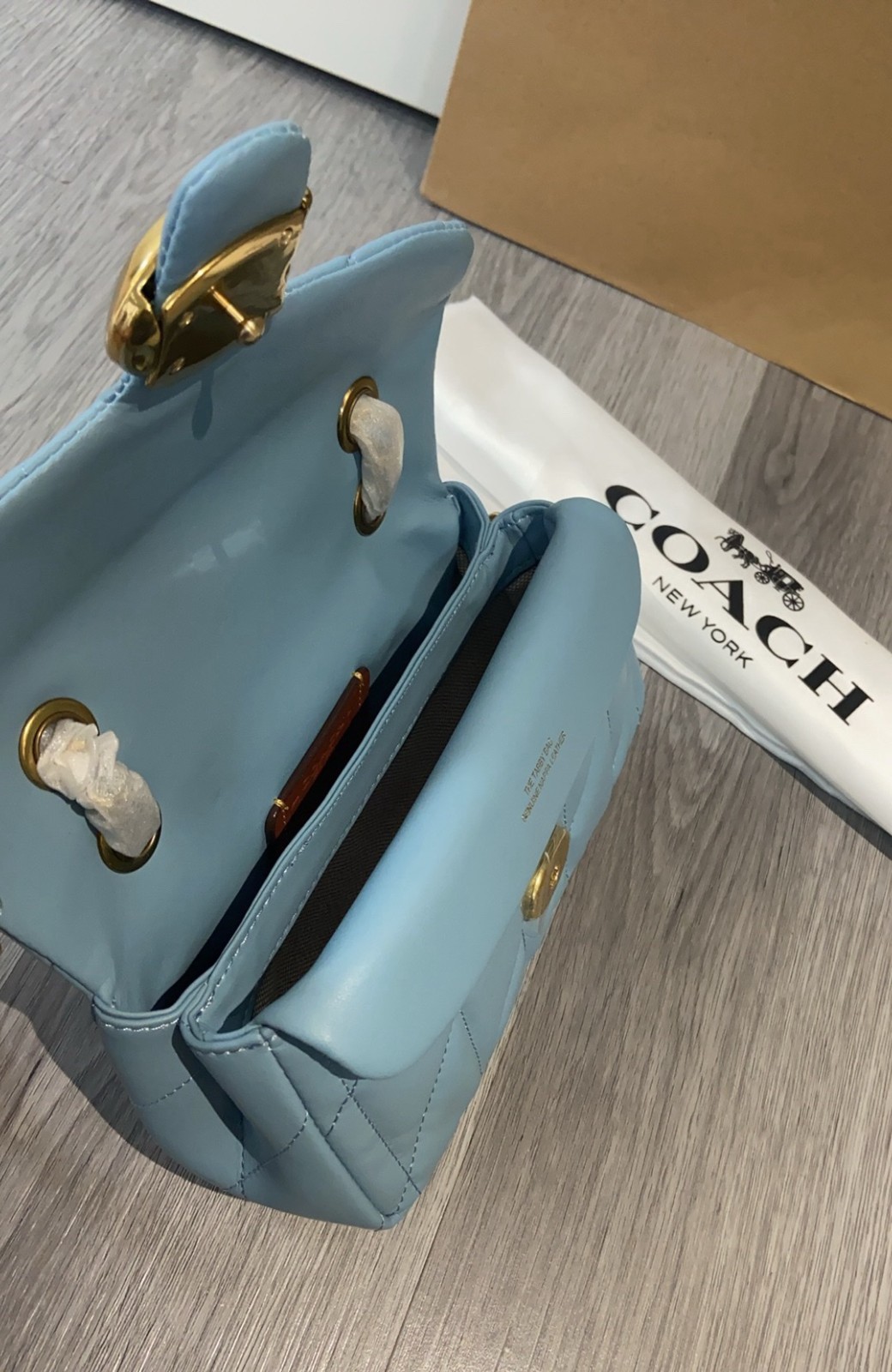 COACH Tabby Shoulder Bag 20 – Quilted CP149 Blue