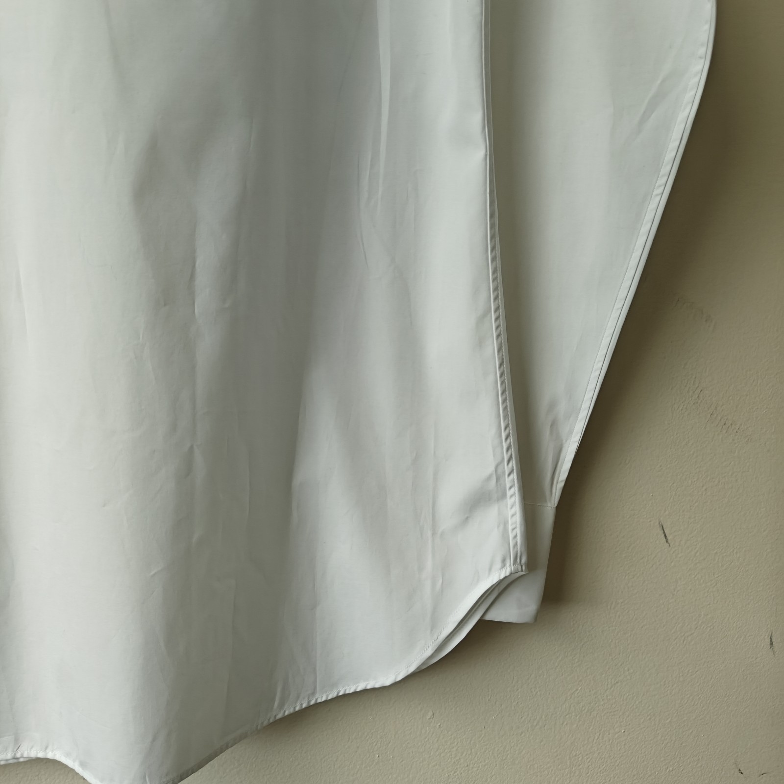 NWT Ann Demeulemeester White Cotton Dress Shirt Size M, Men’s