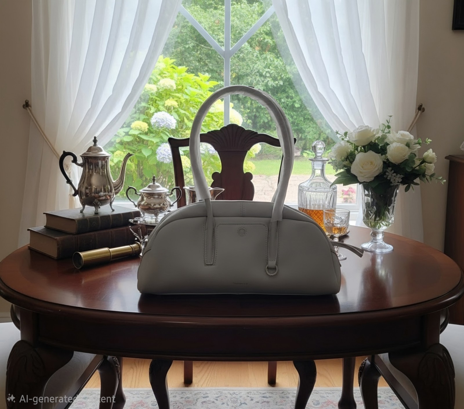 Songmont Baguette Purse Celeste Blue Genuine Leather Unique Hi-end Quality NWT