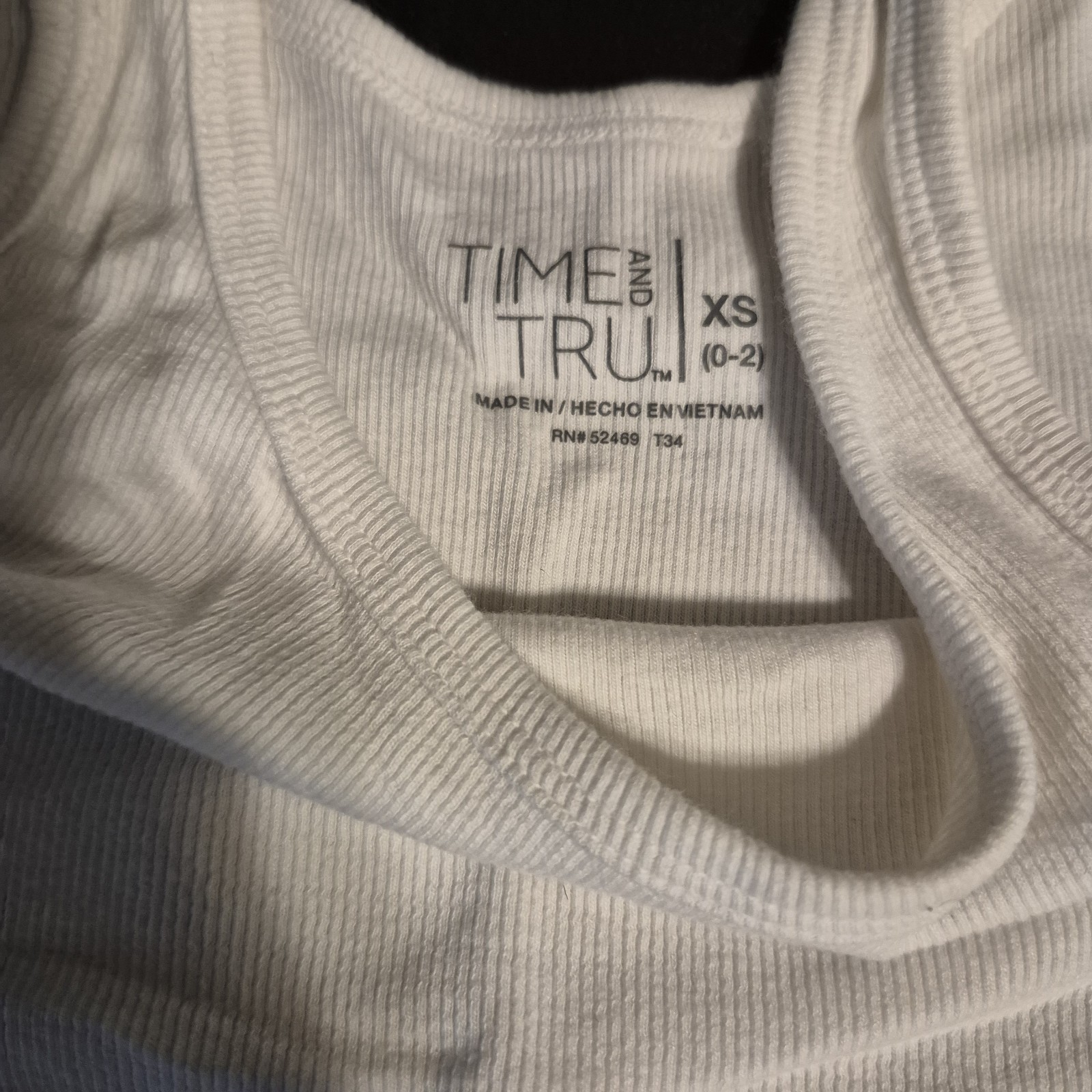 White Rank Top