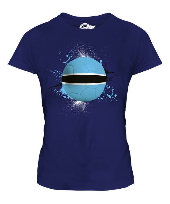 BOTSWANA FOOTBALL LADIES T-SHIRT TEE TOP GIFT WORLD CUP SPORT