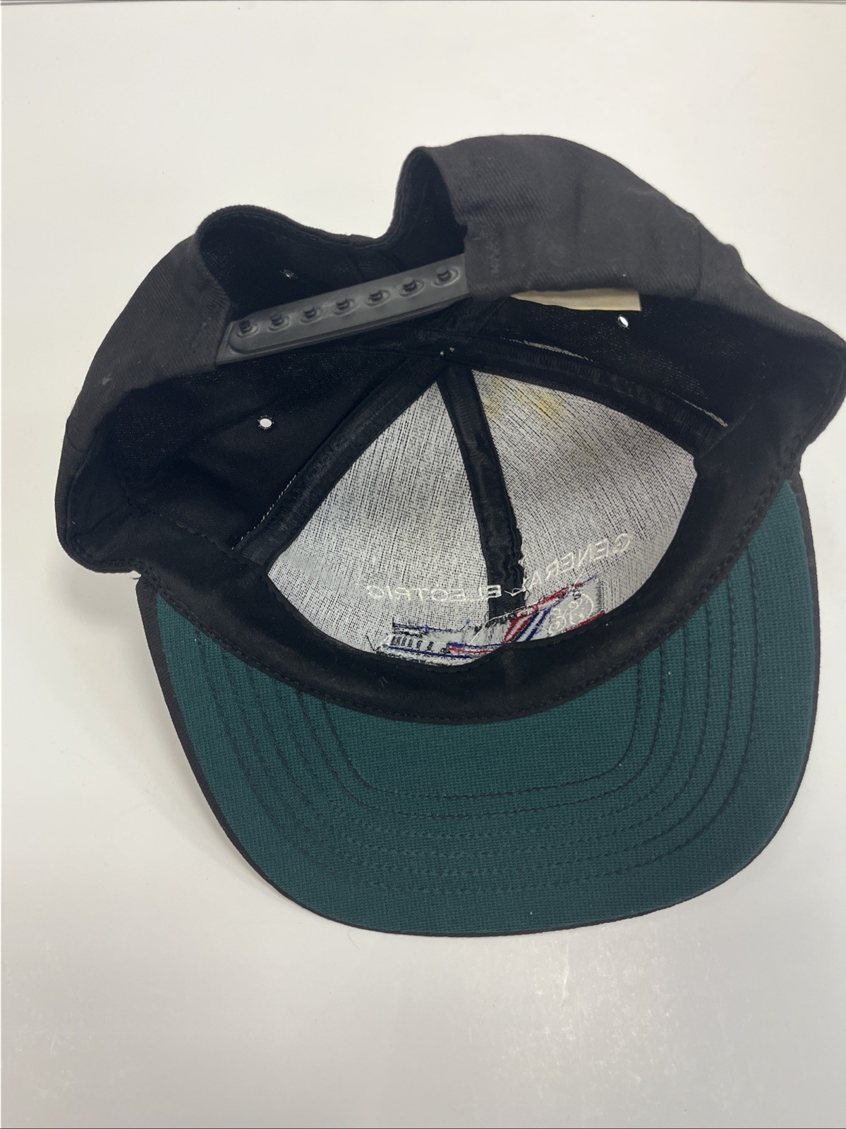 Vintage GE Train Engine Locomotive Transportation Railroad Snapback Hat Cap