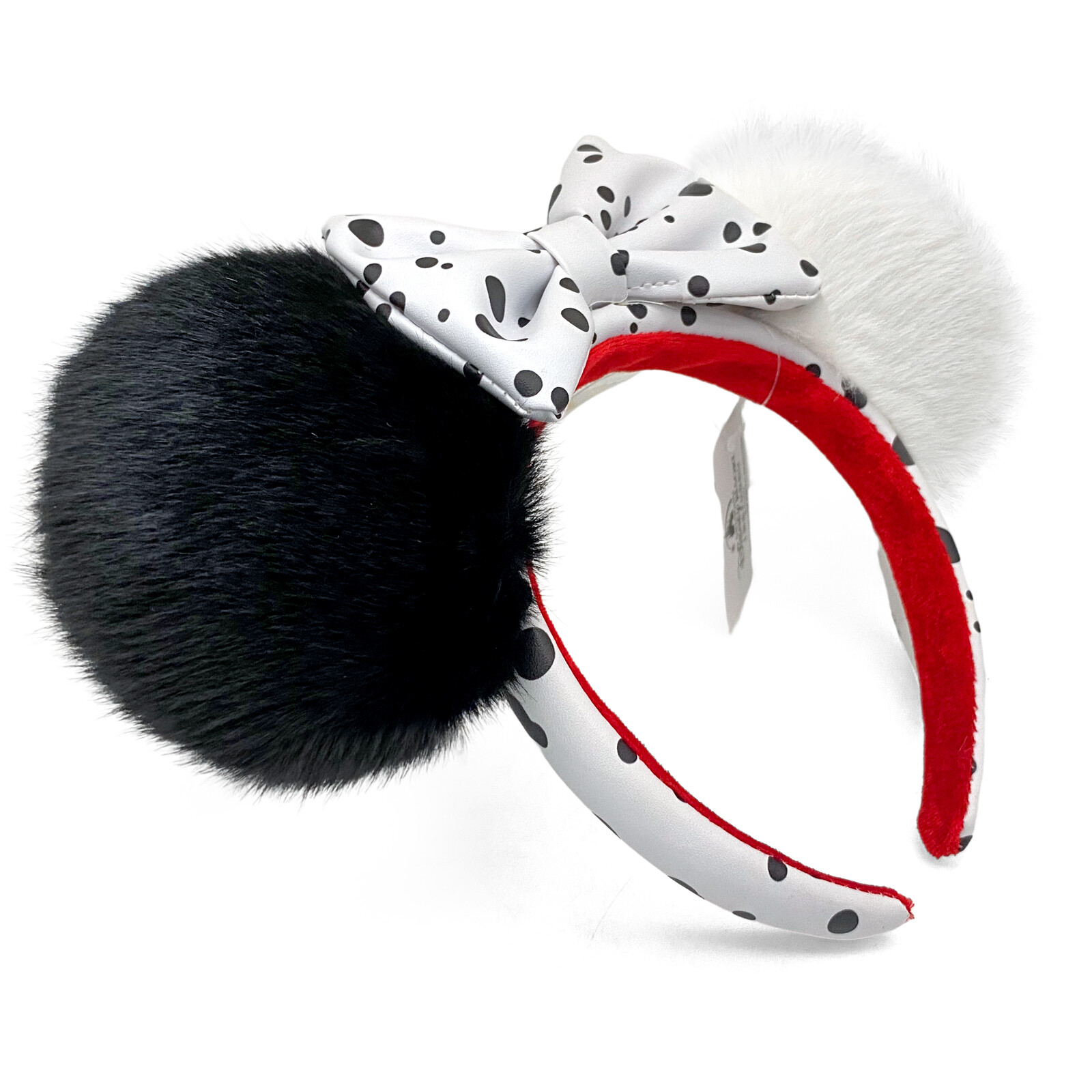 2024 Disney-Park’s 101 Dalmatians Cruella Devil Pom Pom Ears Headband US Stock